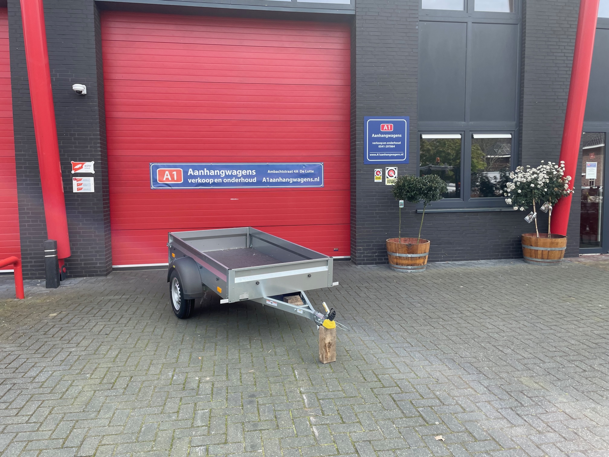 Humbaur Steely enkel-as bakwagen