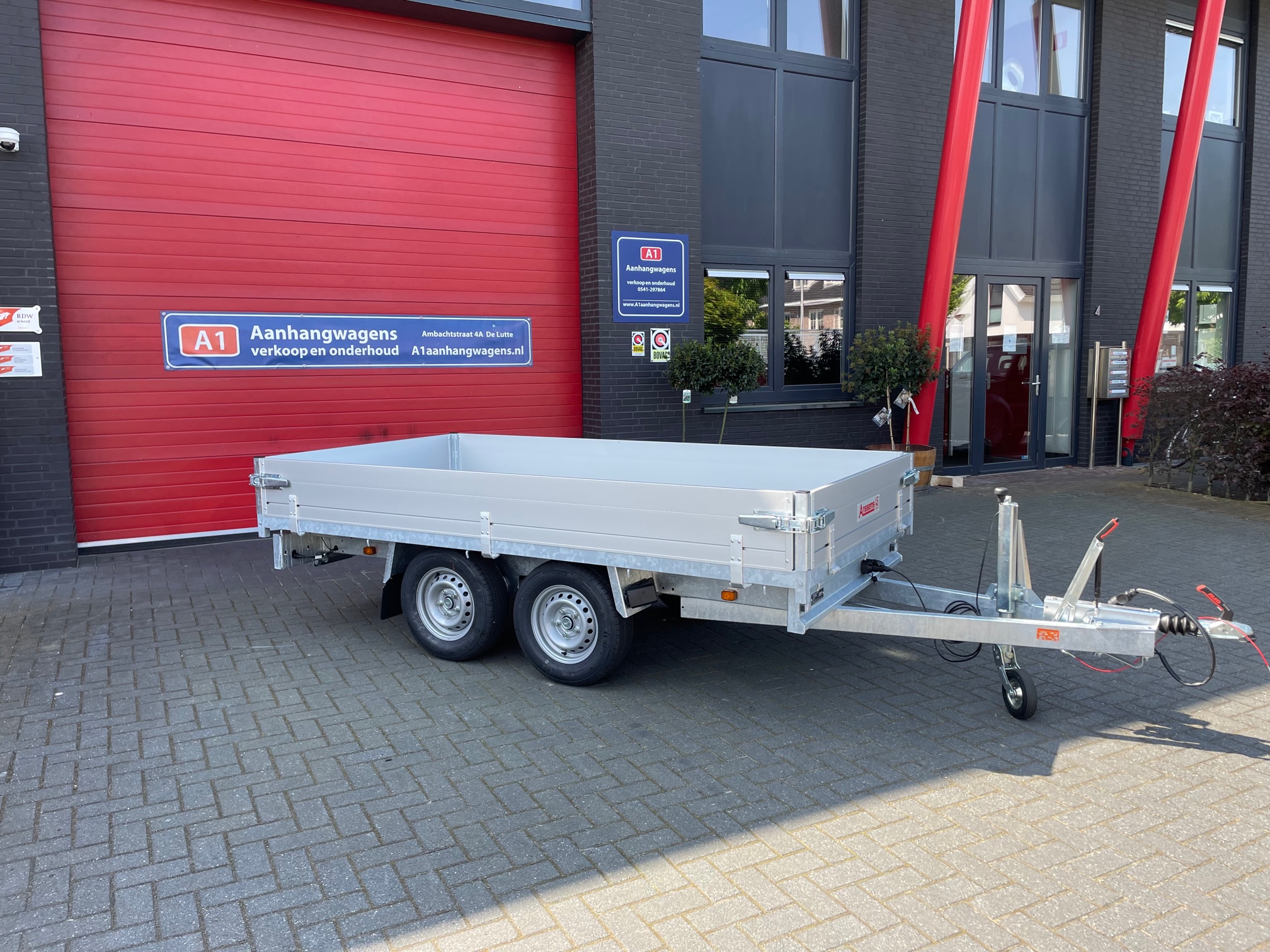 Super aanbieding Anssems KSX dubbel-as elektrische achterwaartse kipper