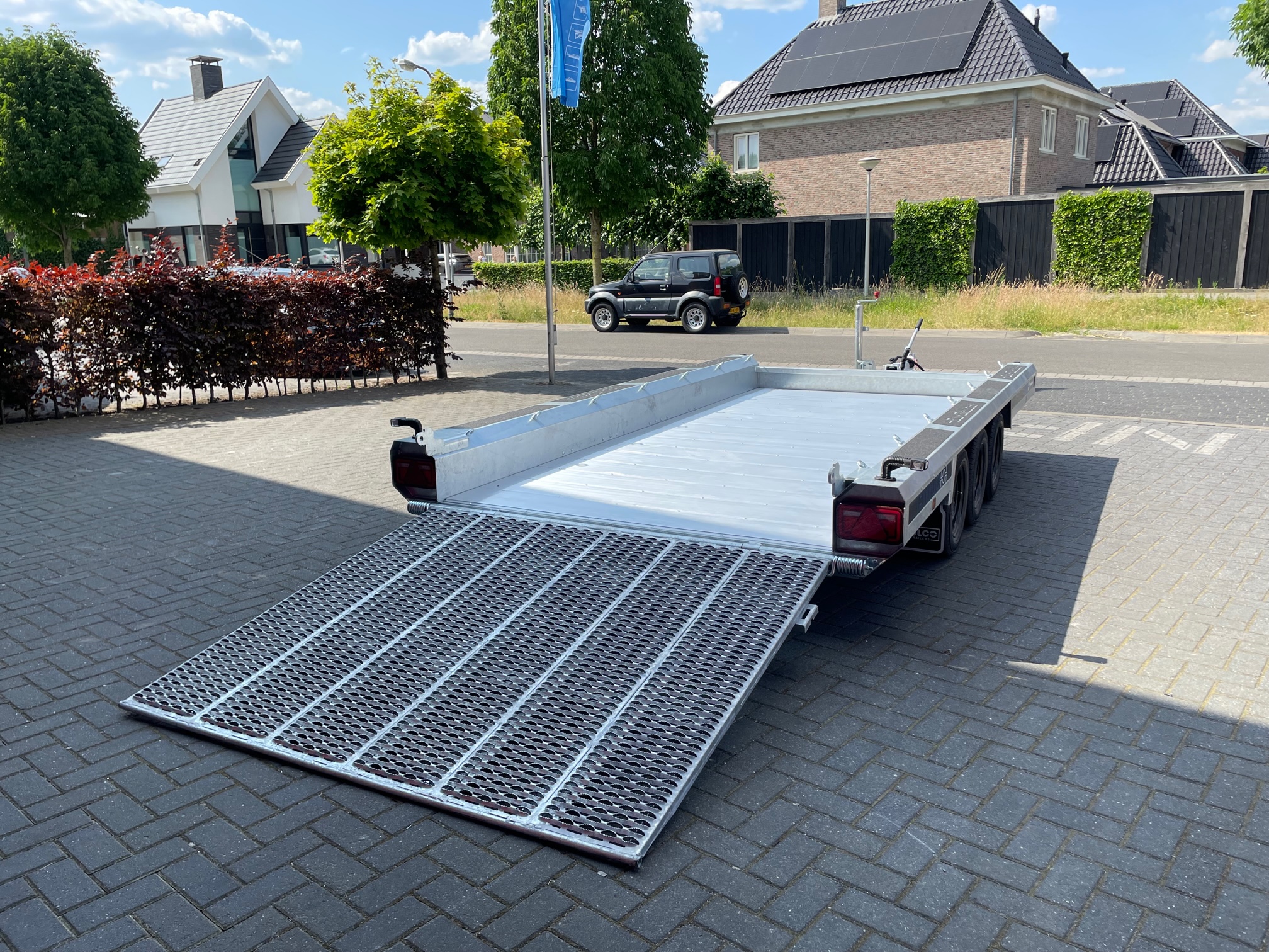Hulco Terrax Go-Getter drie-asser machinetransporter 3500kg