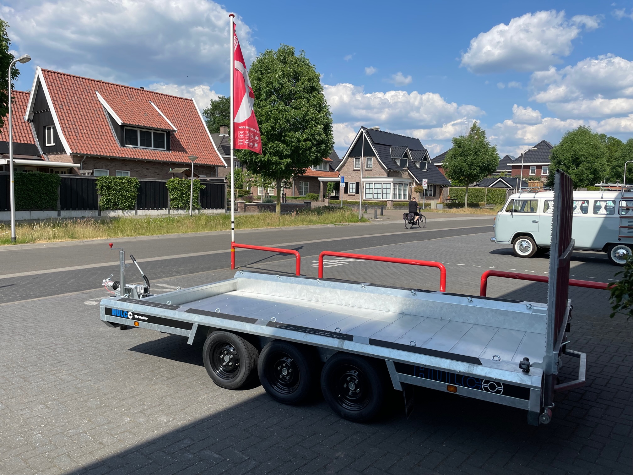 Hulco Terrax Go-Getter drie-asser machinetransporter 3500kg