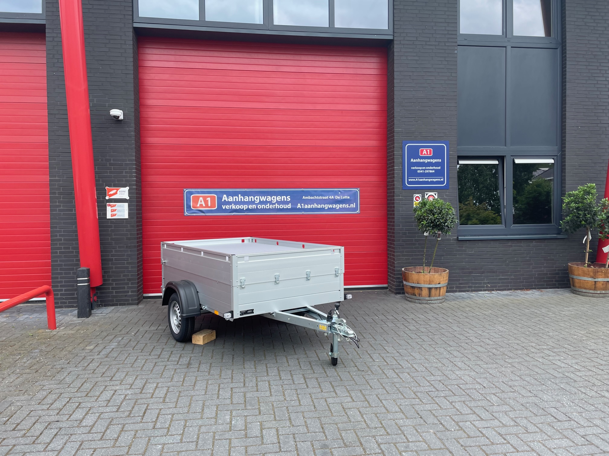 Anssems GT-HT enkel-as bagagewagen 750kg ongeremd 211x126