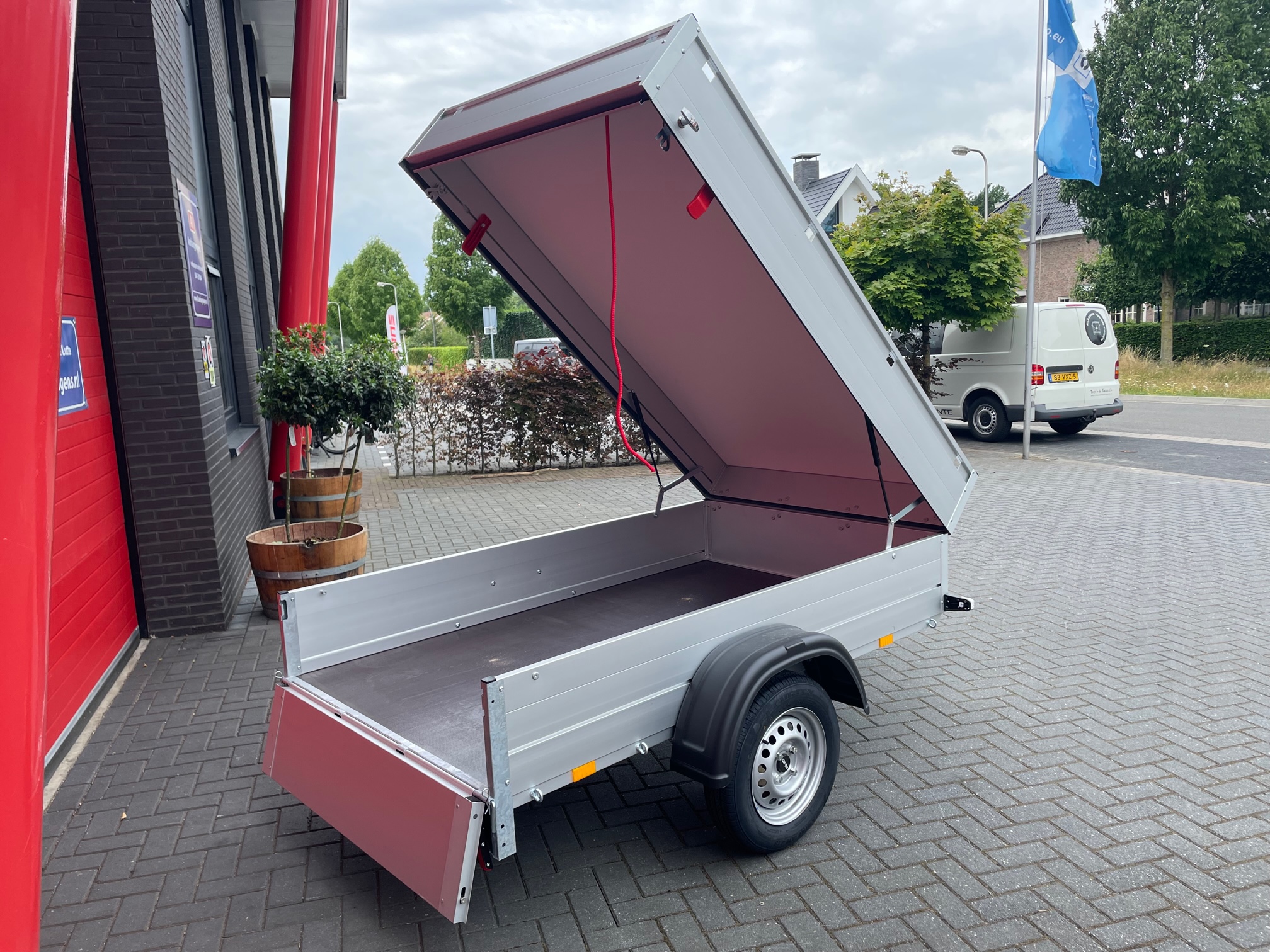 Anssems GT-HT enkel-as bagagewagen 750kg ongeremd 211x126