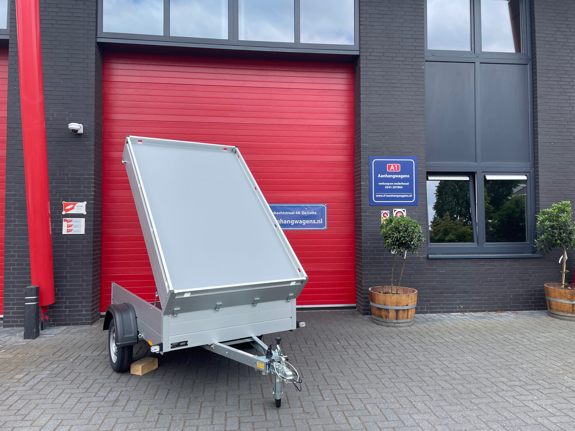 Anssems GT-HT enkel-as bagagewagen 750kg ongeremd 211x126