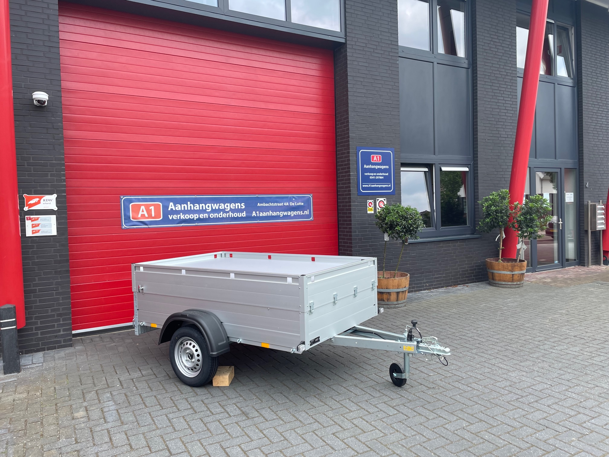 Anssems GT-HT enkel-as bagagewagen 750kg ongeremd 211x126