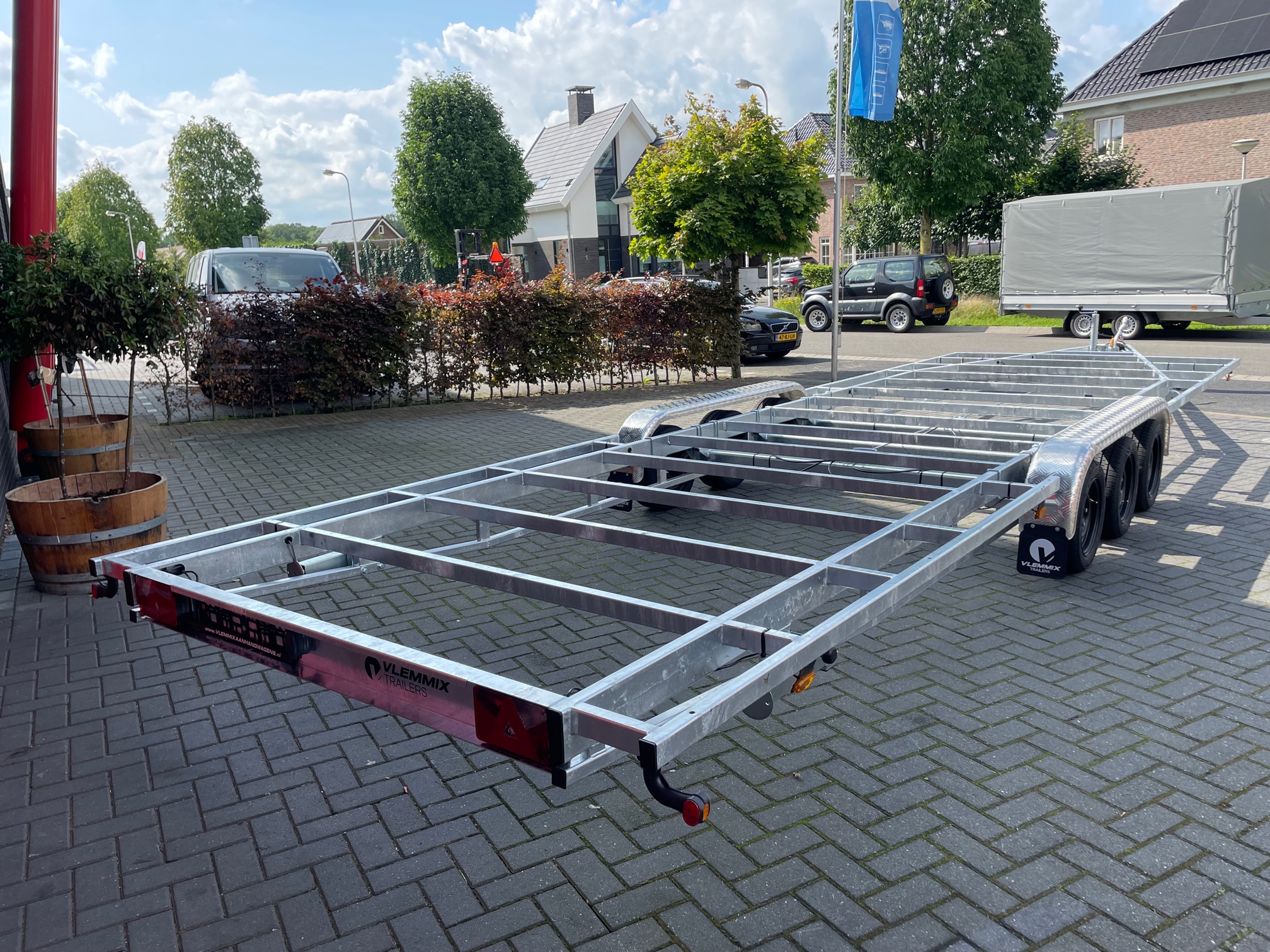 Tiny house 840 drie-asser trailer 3500kg