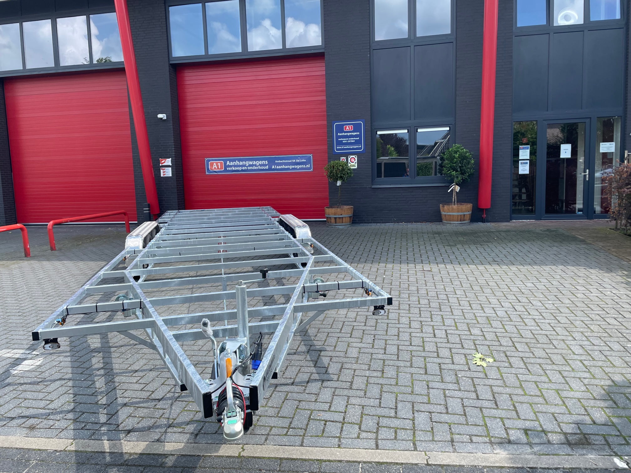 Tiny house 840 drie-asser trailer 3500kg