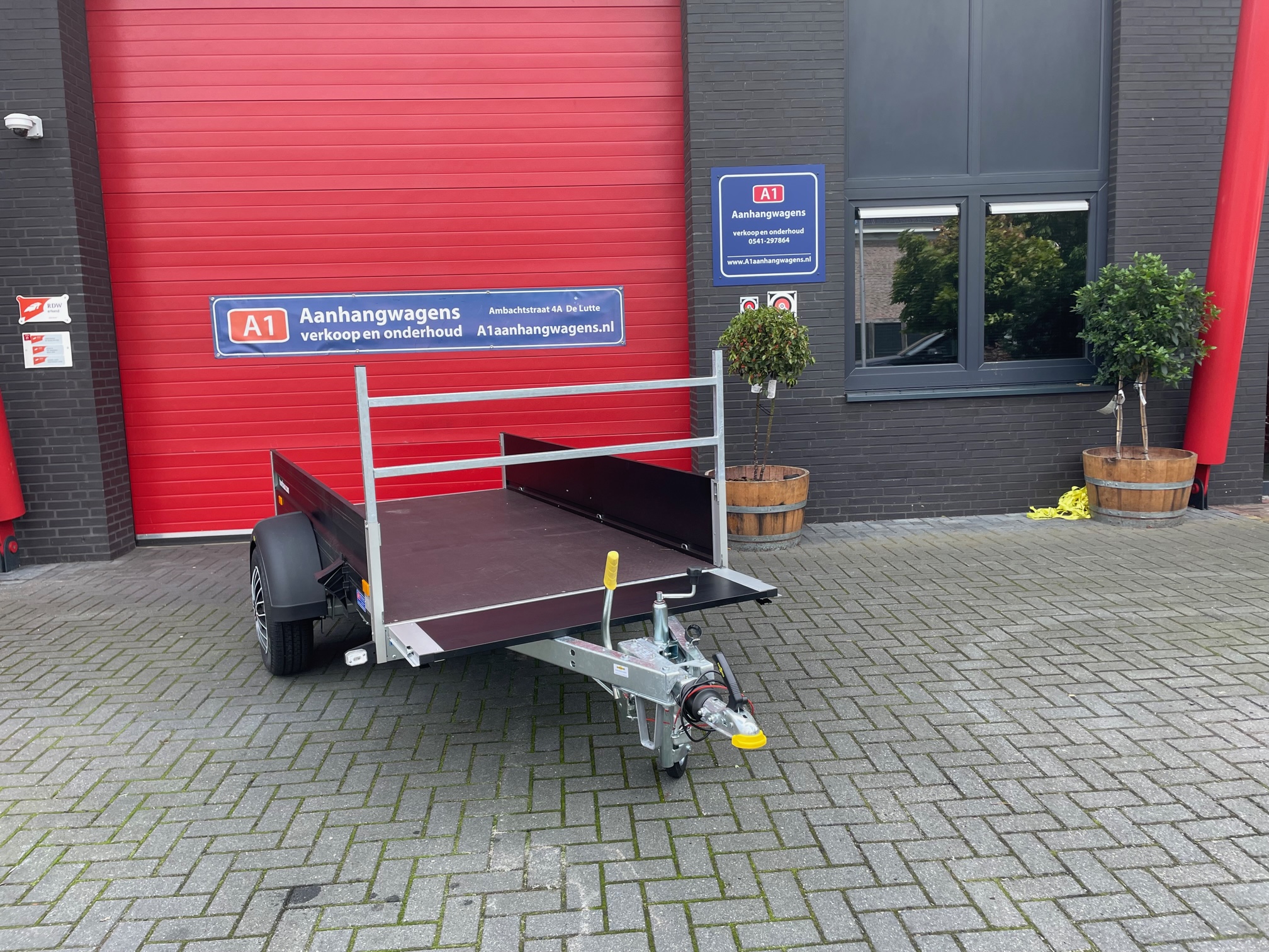 Humbaur HA Black edition enkel-as bakwagen 1300kg geremd