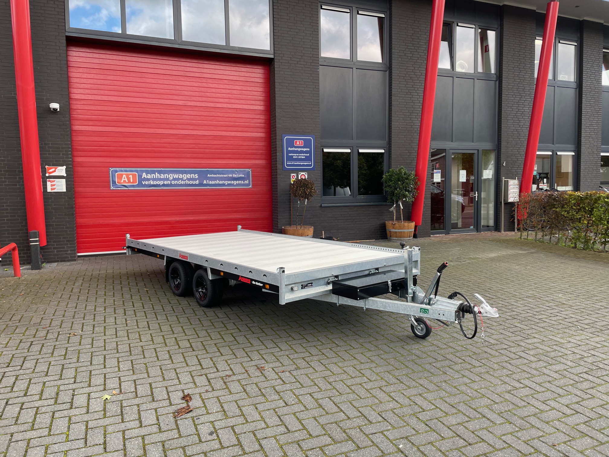 Anssems MSX Go-Getter dubbel-as machinetransporter 3000kg