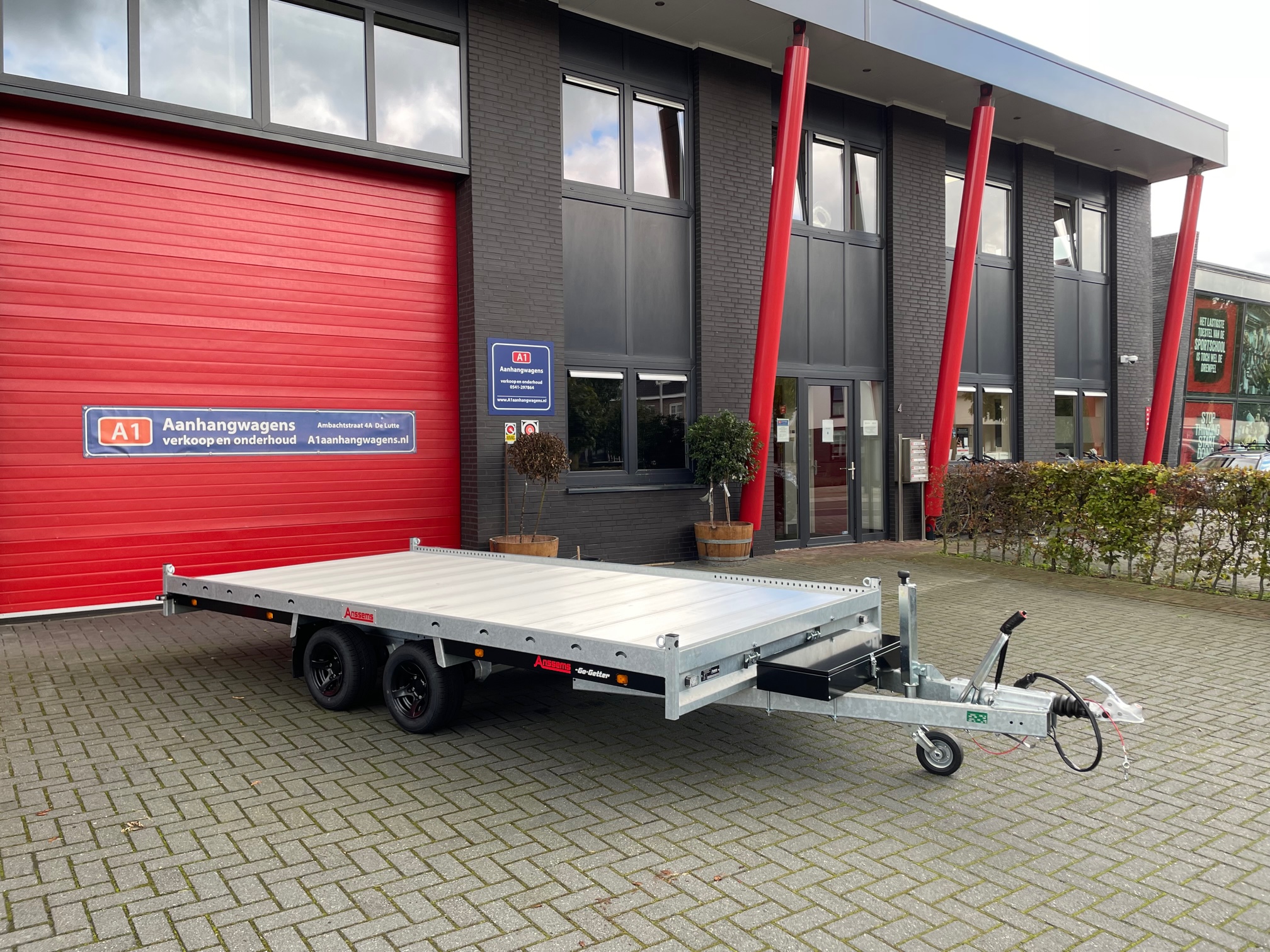 Anssems MSX Go-Getter dubbel-as machinetransporter 3000kg