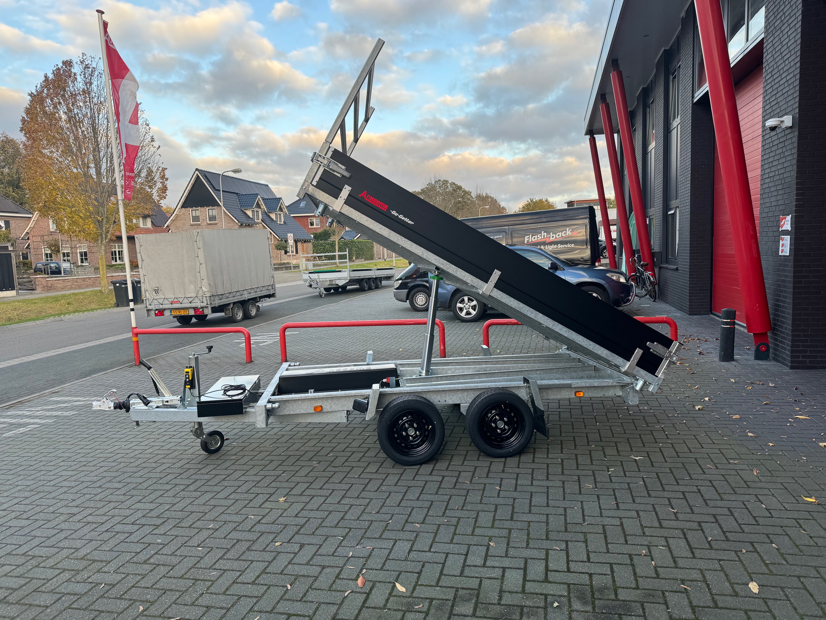 Anssems KSX Go-Getter dubbel-as driezijdige kipper 3000kg