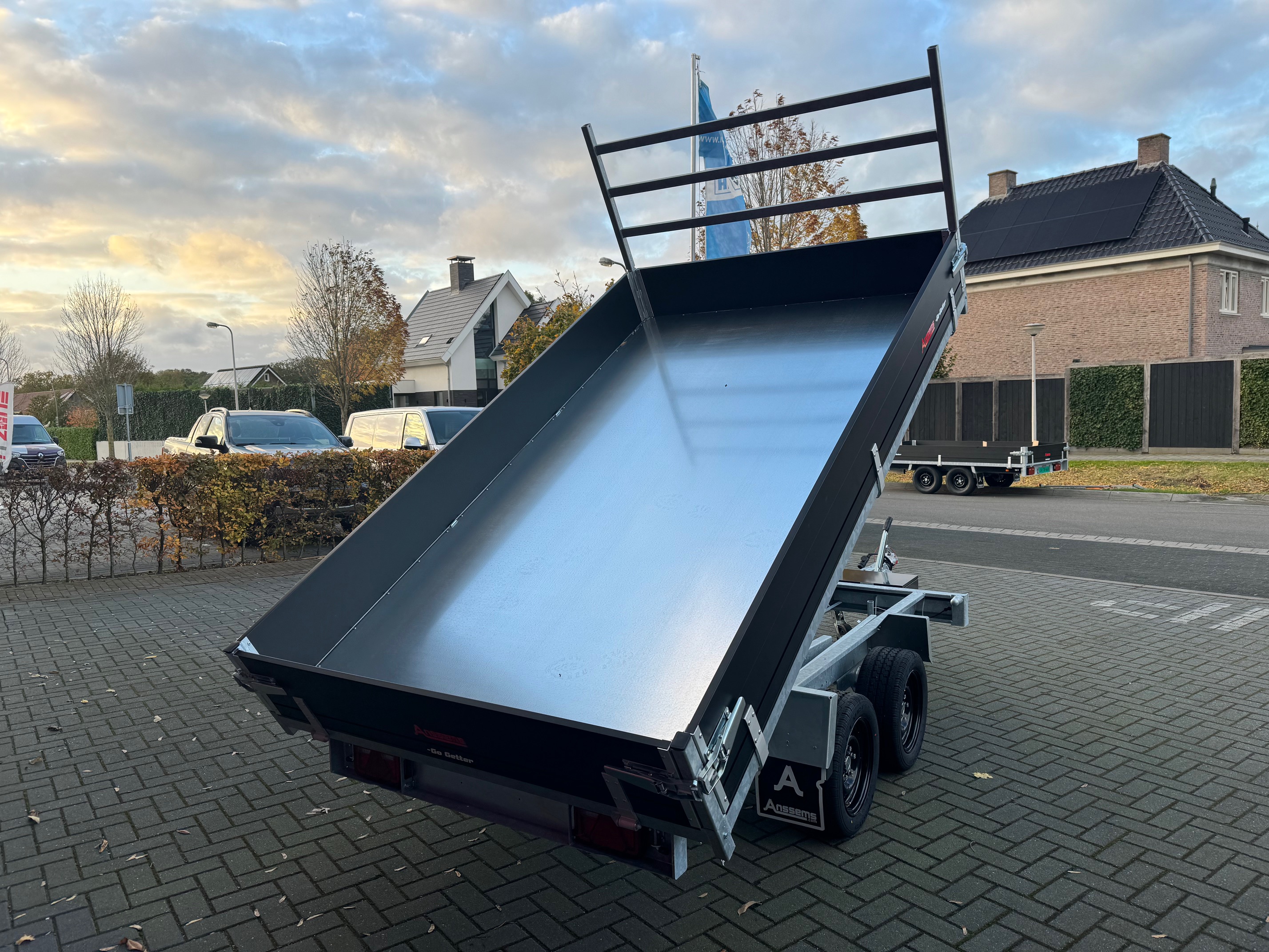 Anssems KSX Go-Getter dubbel-as driezijdige kipper 3000kg