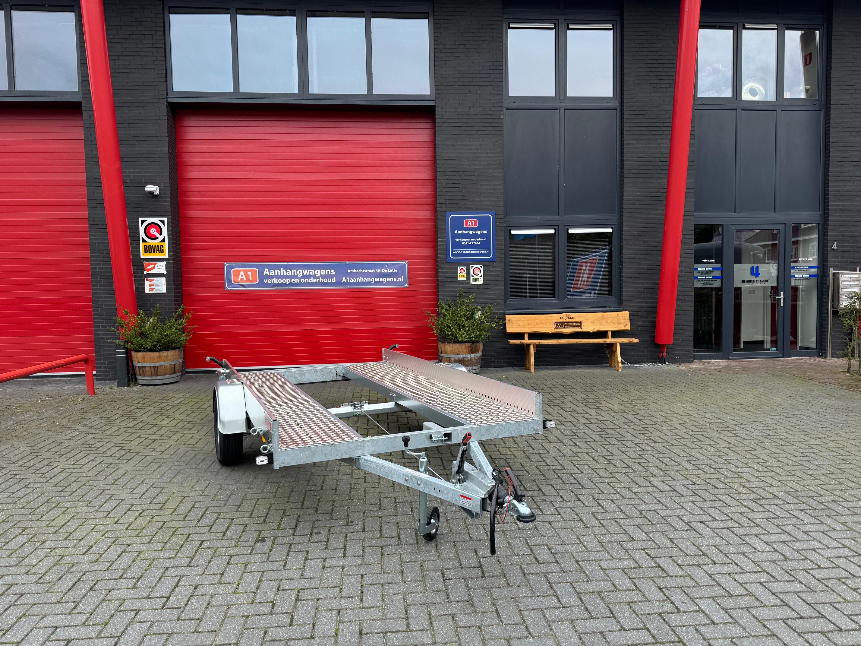 Anssems AMT enkel-as autotransporter 1300kg