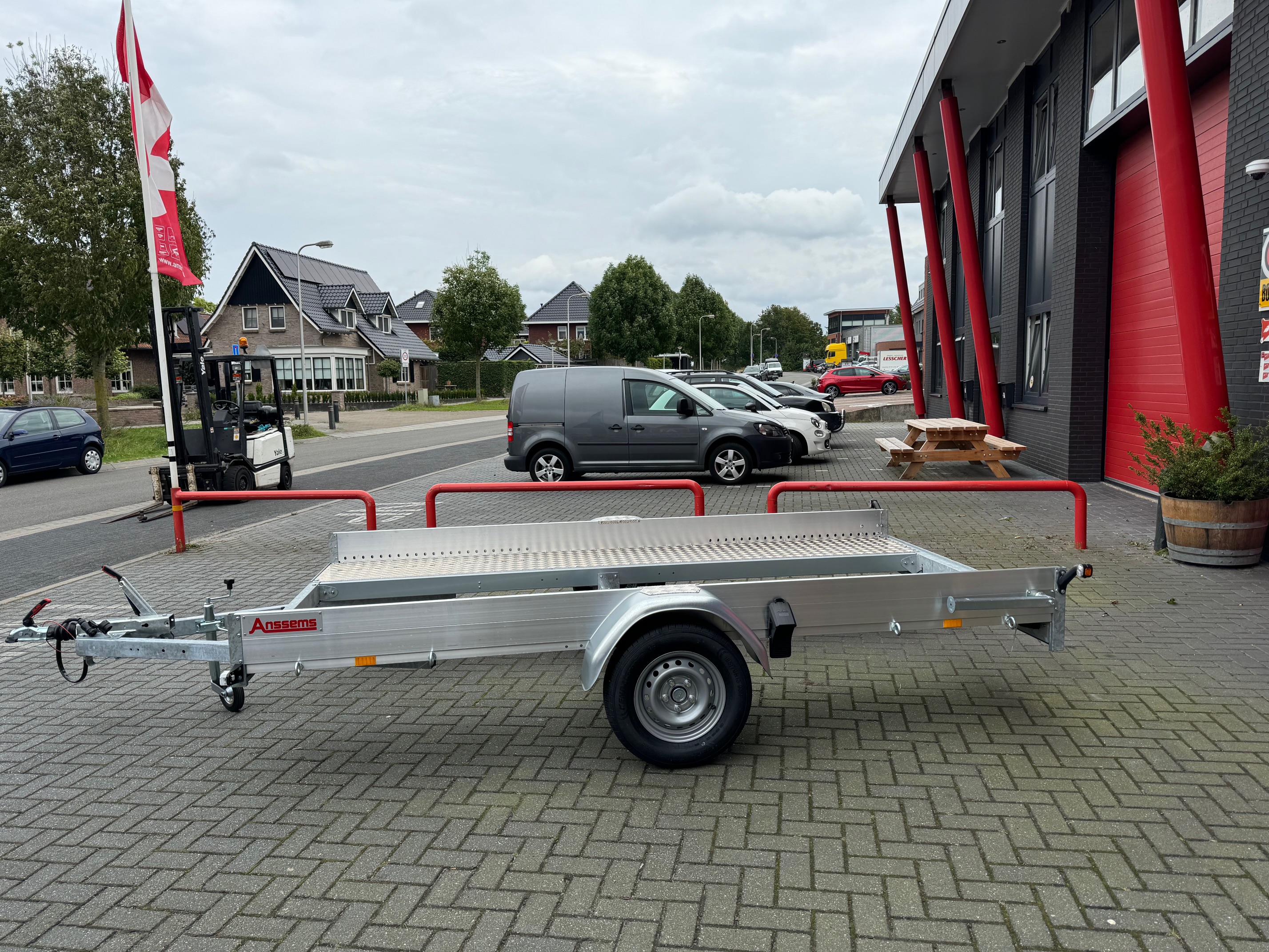 Anssems AMT enkel-as autotransporter 1300kg