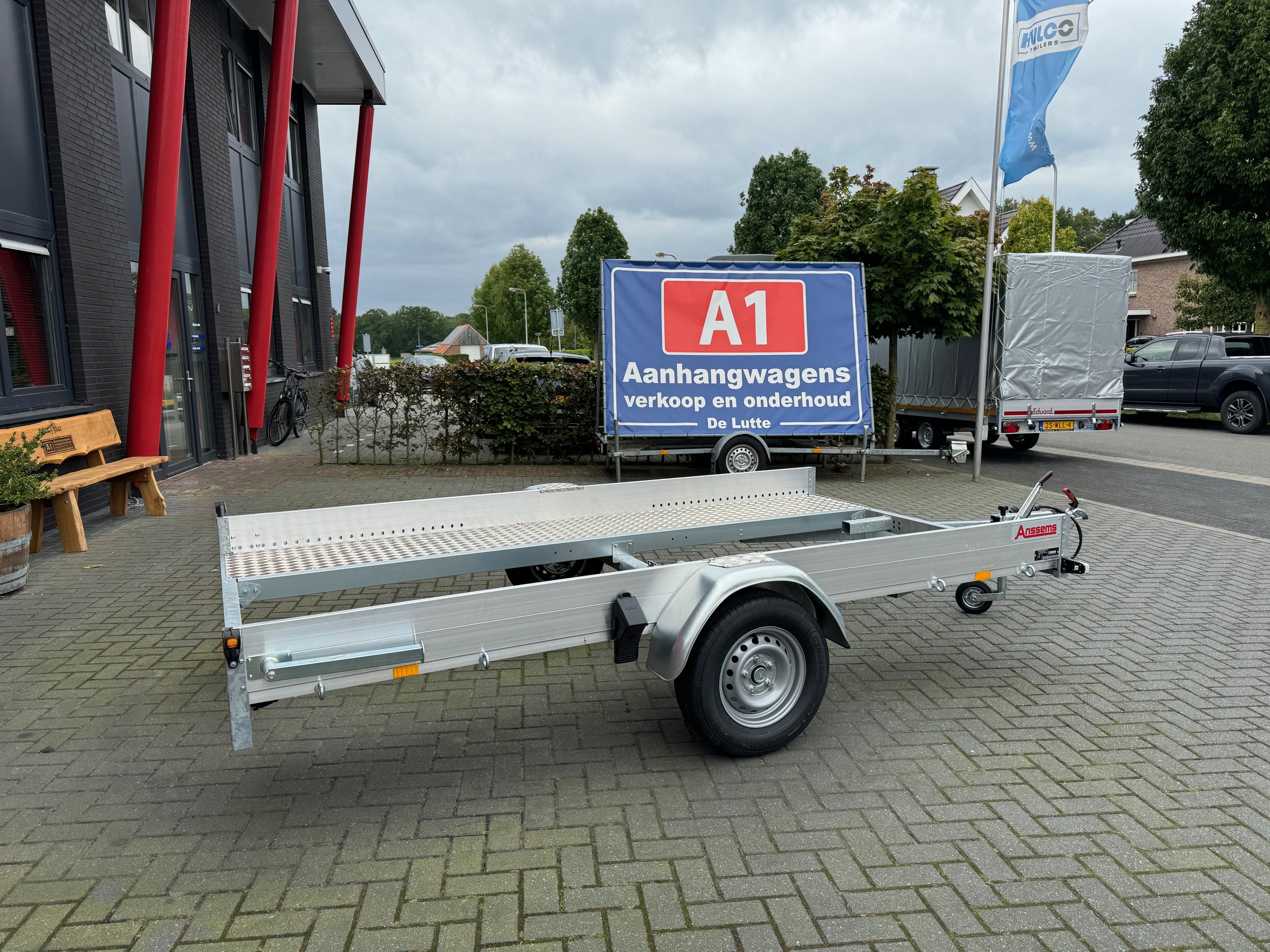 Anssems AMT enkel-as autotransporter 1300kg