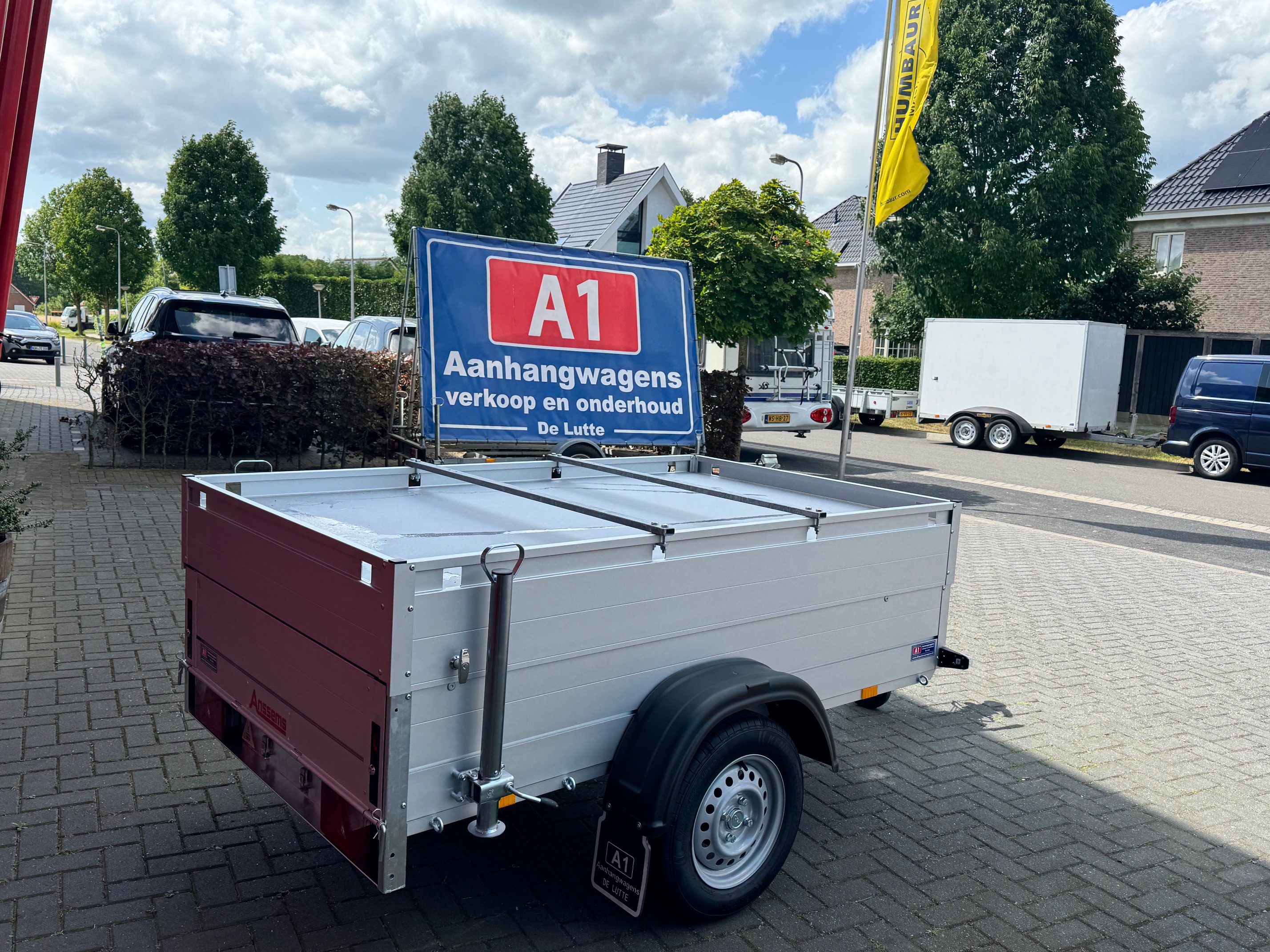 Anssems enkel-as GTB bagagewagen 1200kg