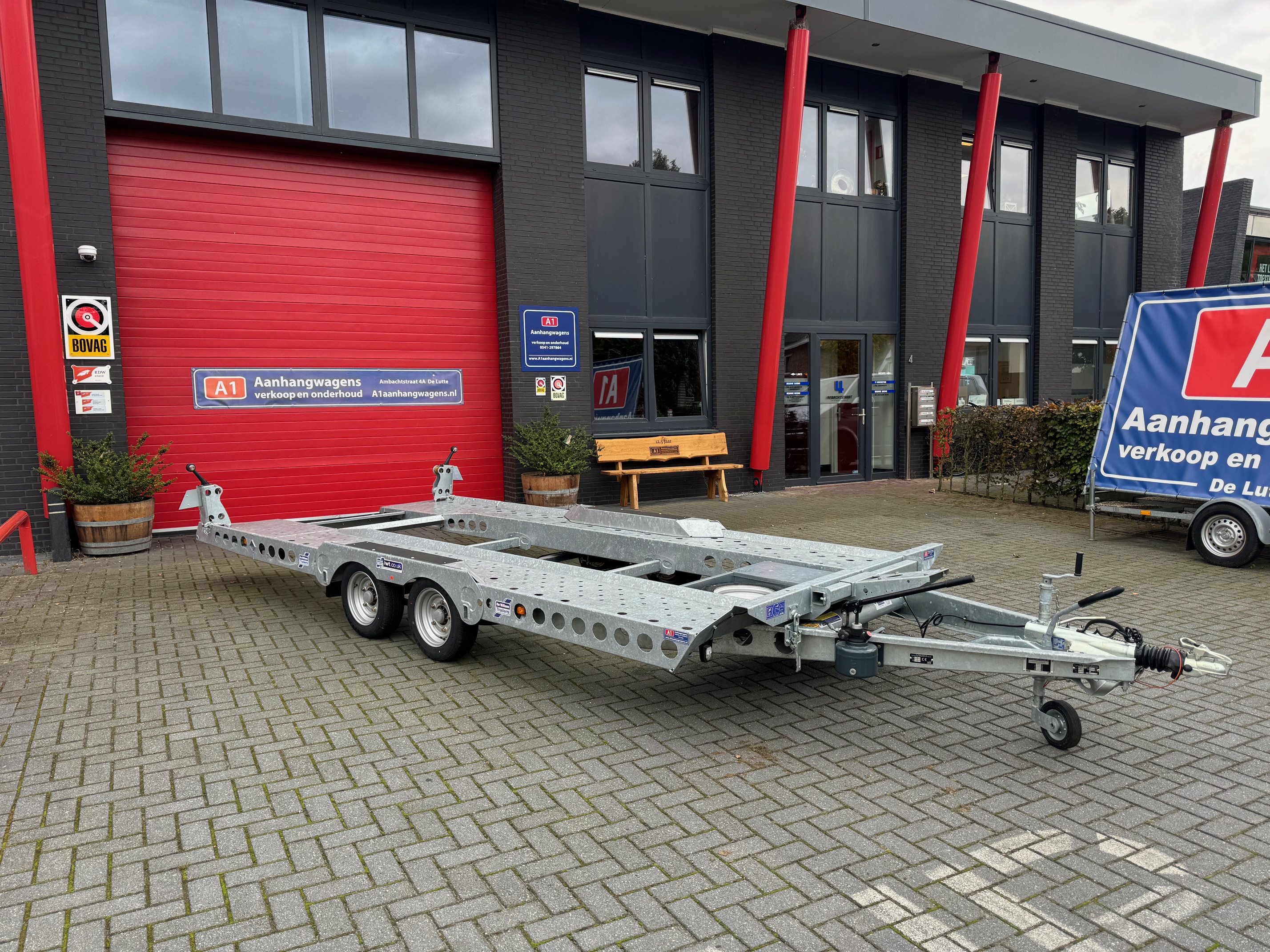 Ifor Williams CT 177 twee-assige autotransporter