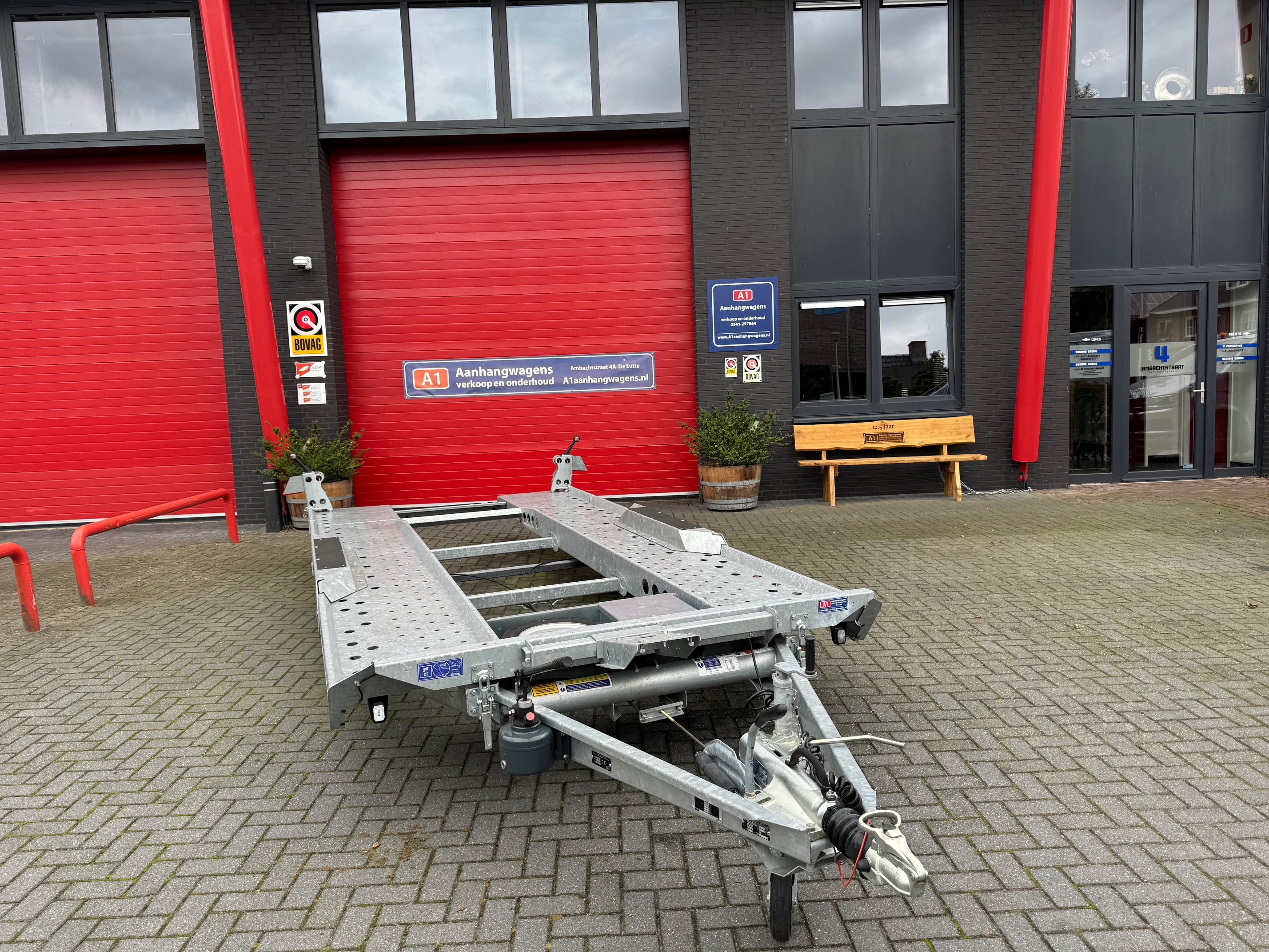 Ifor Williams CT 177 twee-assige autotransporter