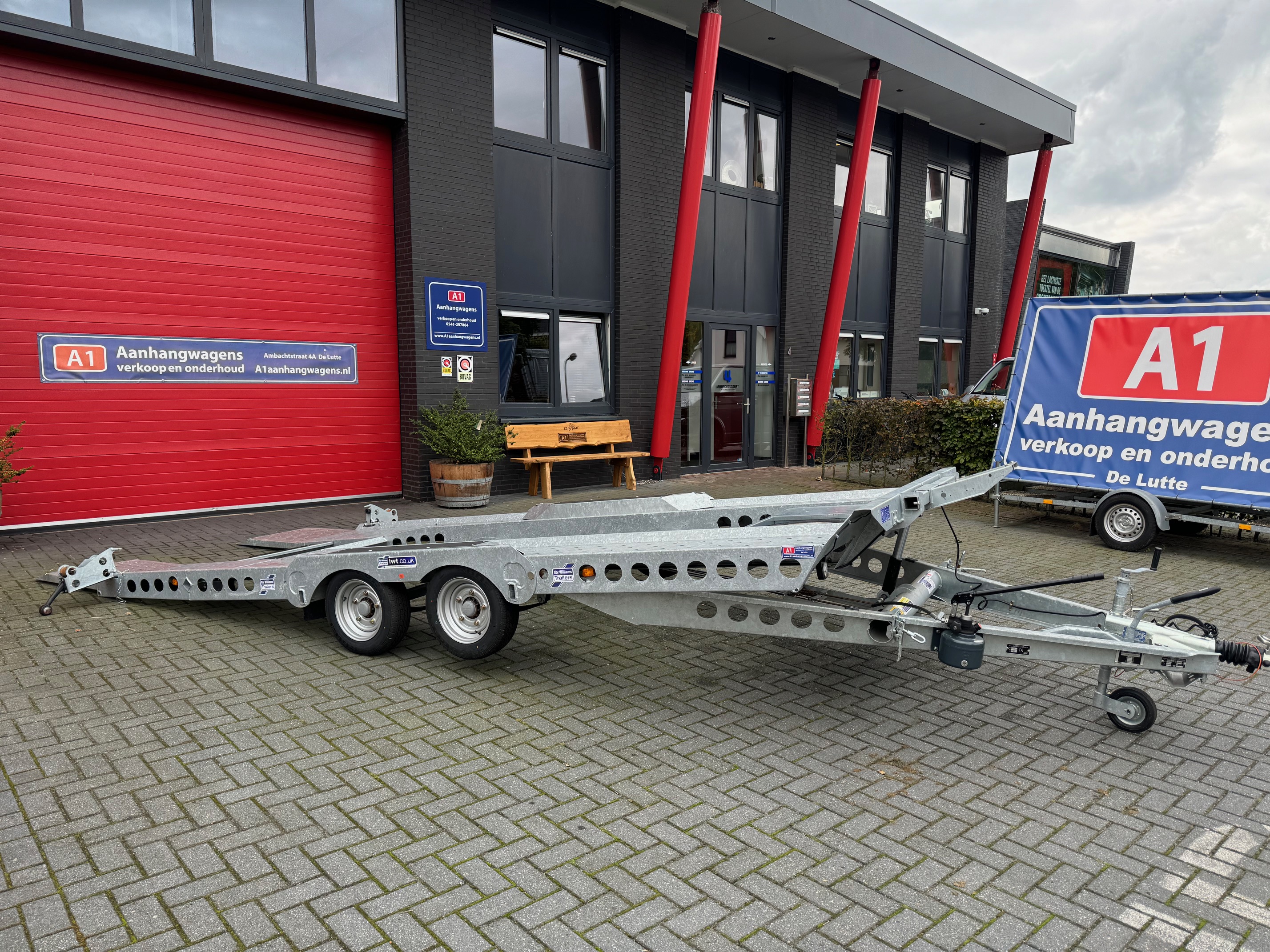 Ifor Williams CT 177 twee-assige autotransporter