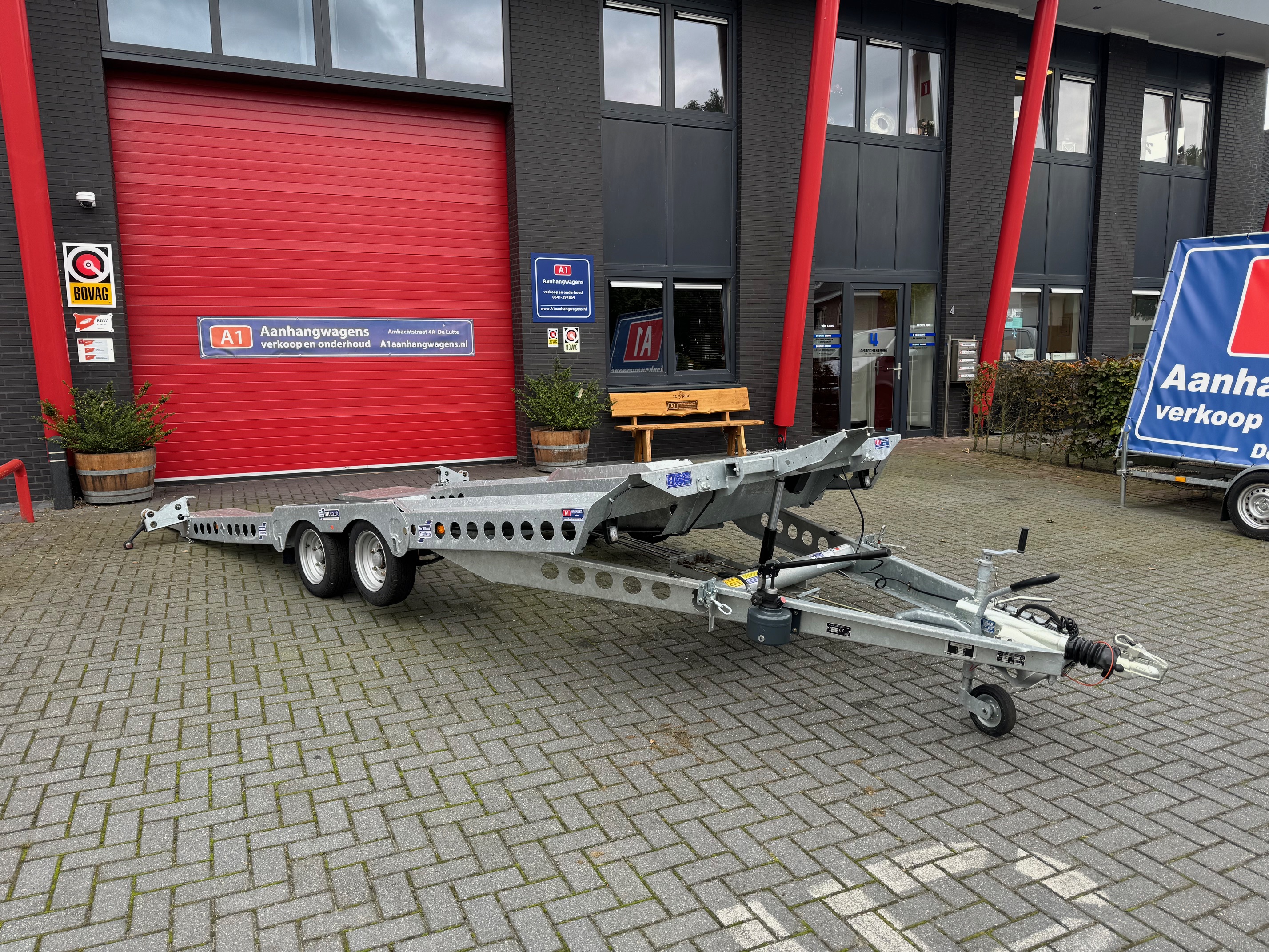 Ifor Williams CT 177 twee-assige autotransporter