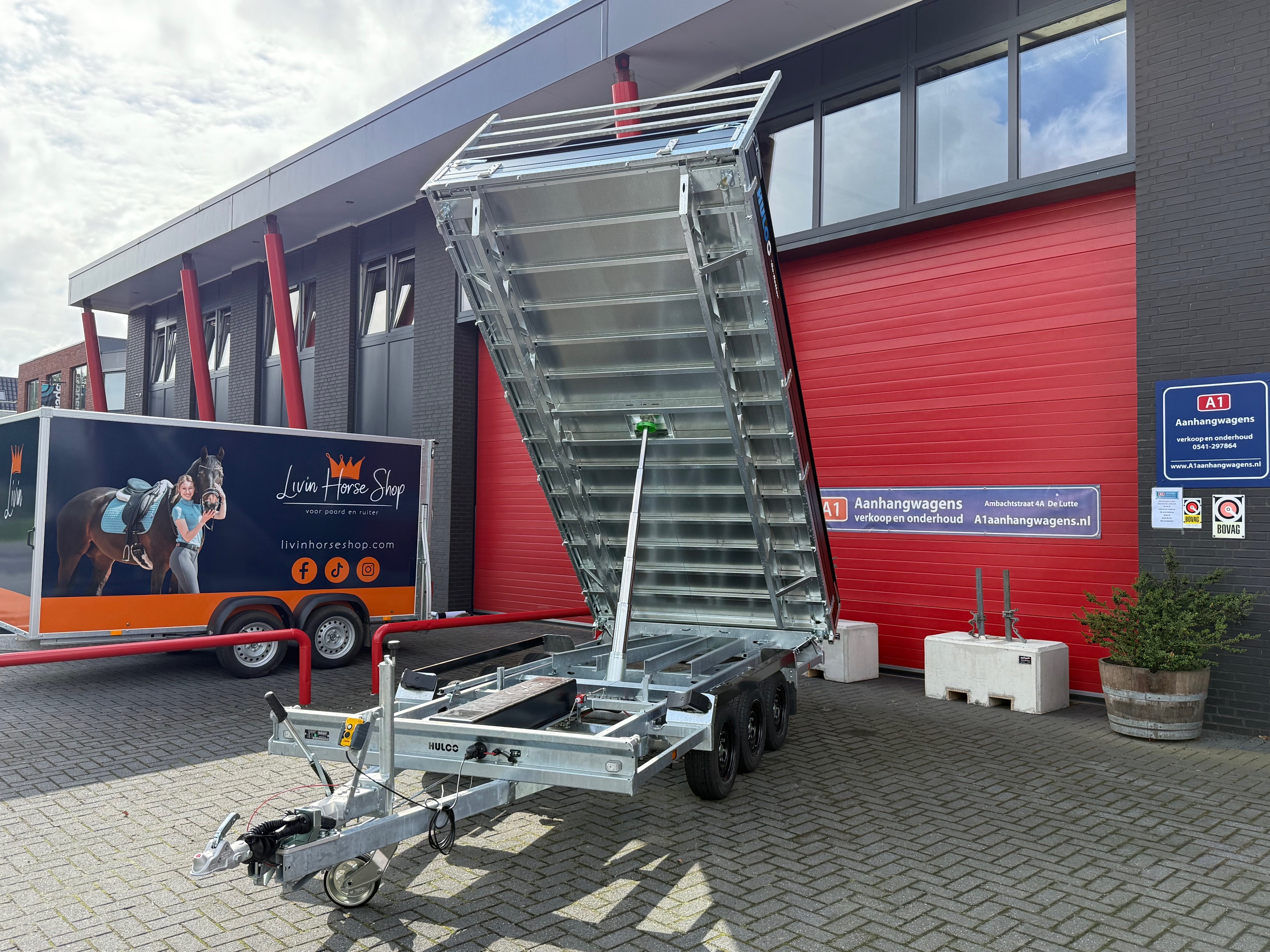 Hulco Benax Go-Getter 3-zijdige kipper 3500kg
