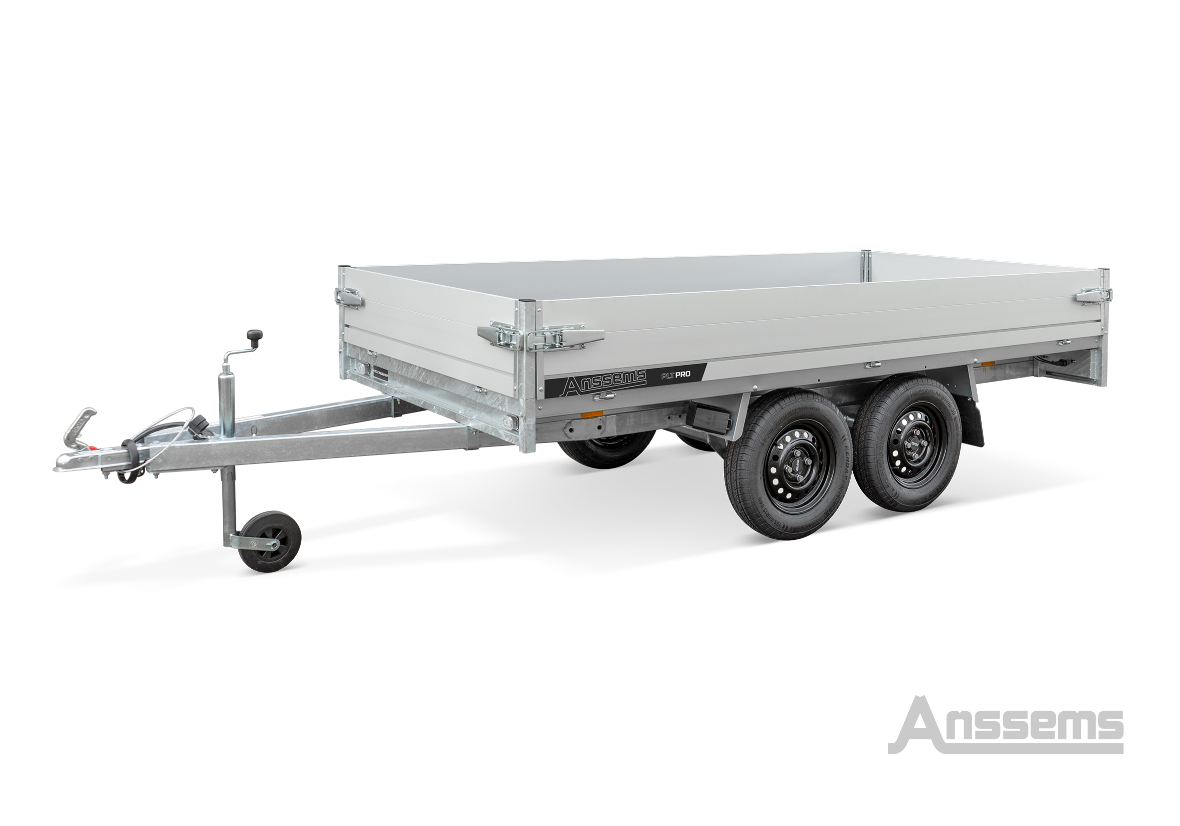 Anssems PLT-PRO enkel-as plateauwagen Intro aanbieding