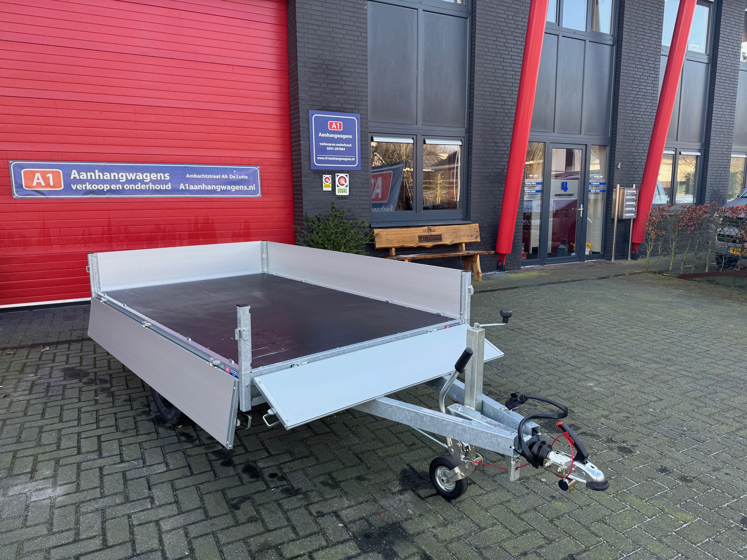 Anssems PLT-PRO enkel-as plateauwagen Intro aanbieding