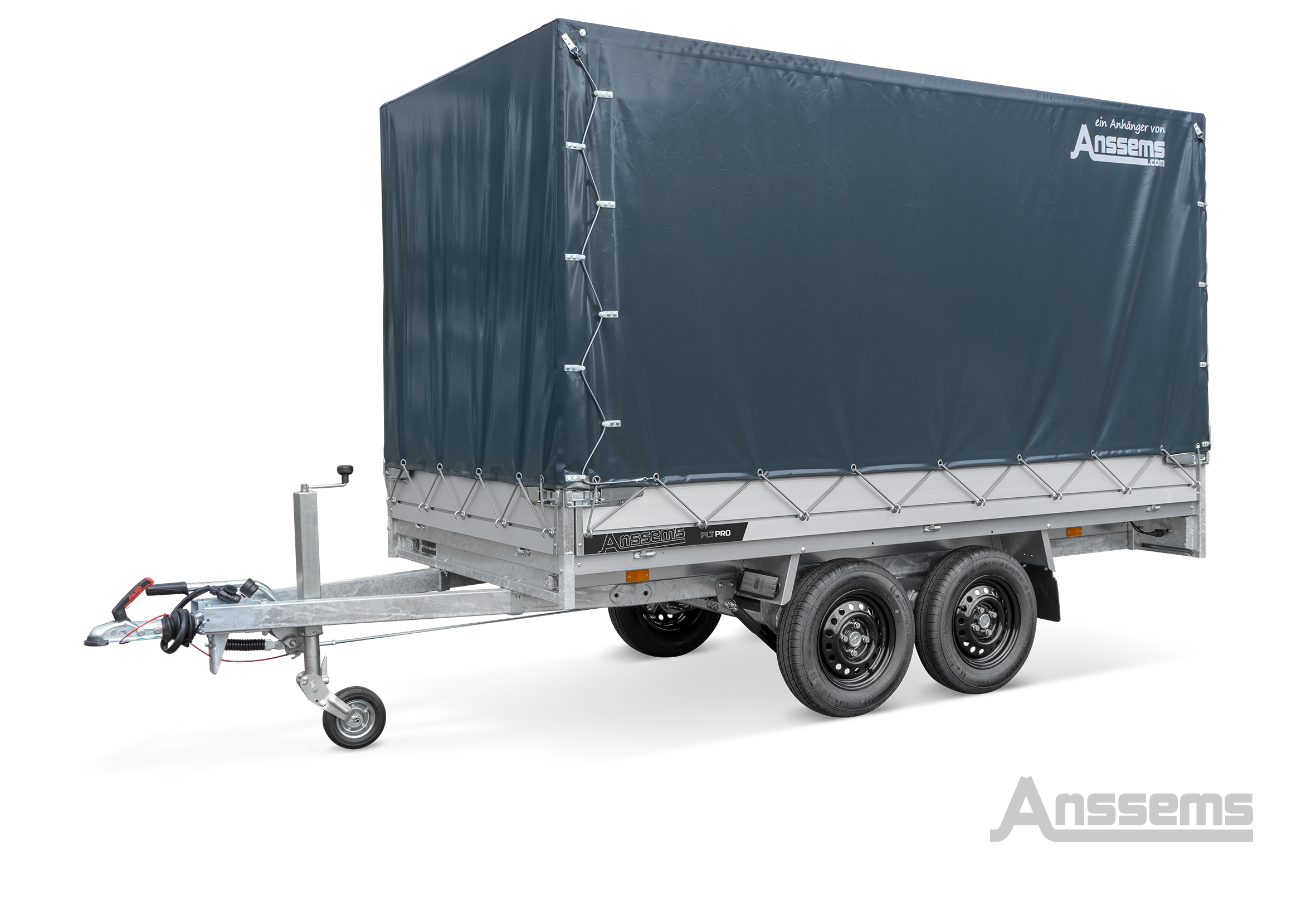 Anssems PLT-PRO enkel-as plateauwagen Intro aanbieding