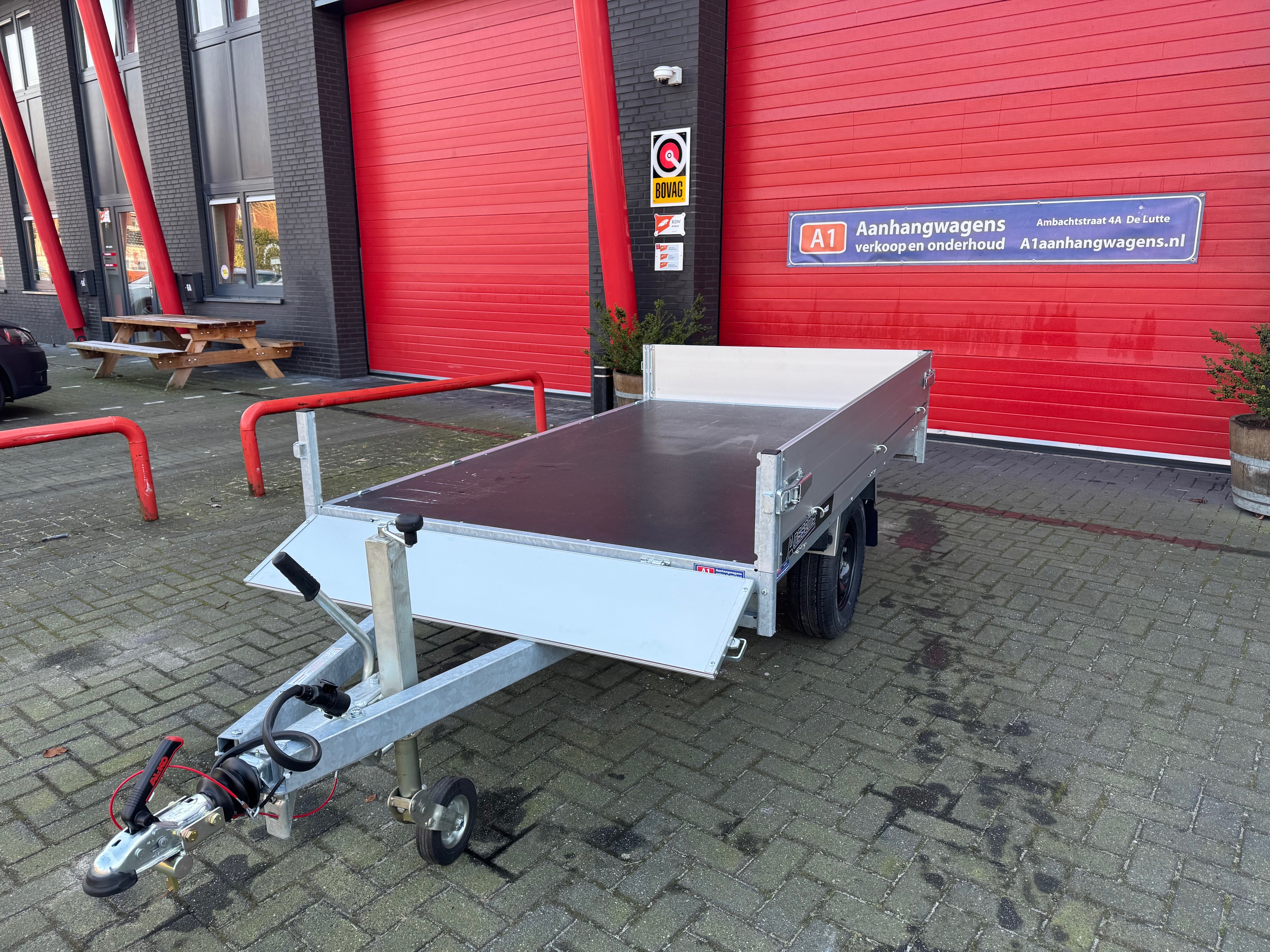 Anssems PLT-PRO enkel-as plateauwagen Intro aanbieding