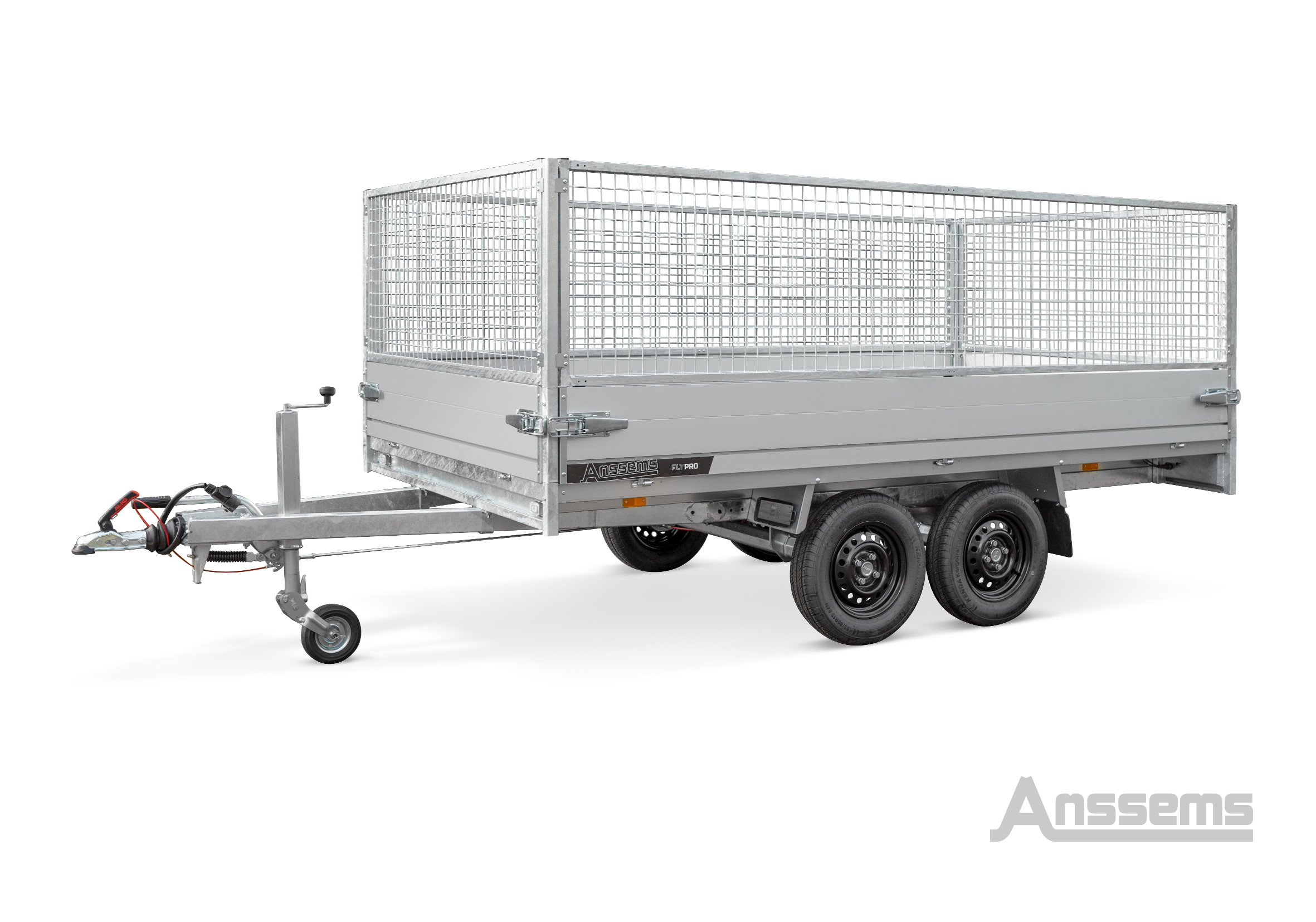Anssems PLT-PRO enkel-as plateauwagen Intro aanbieding