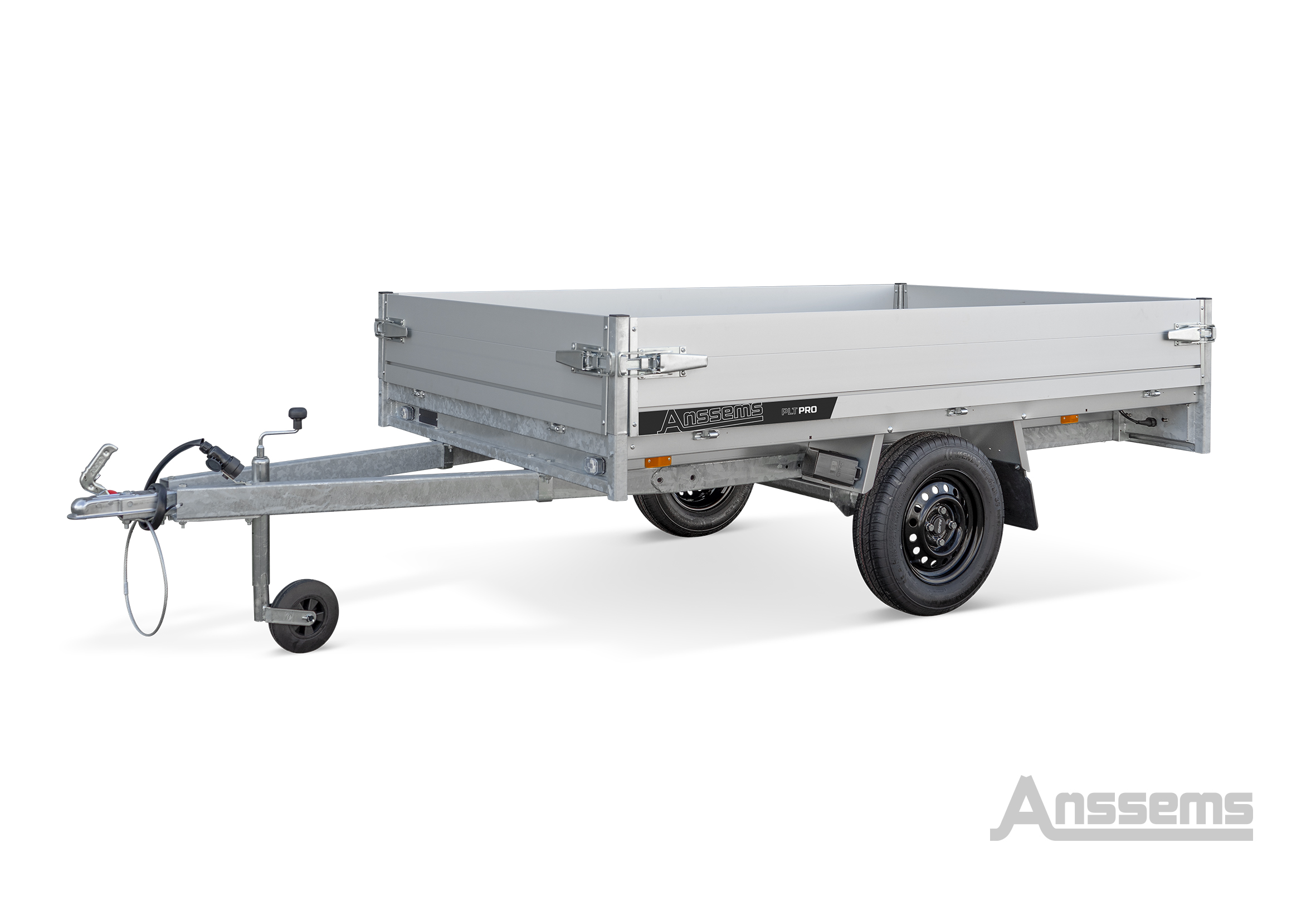 Anssems PLT-PRO enkel-as plateauwagen Intro aanbieding