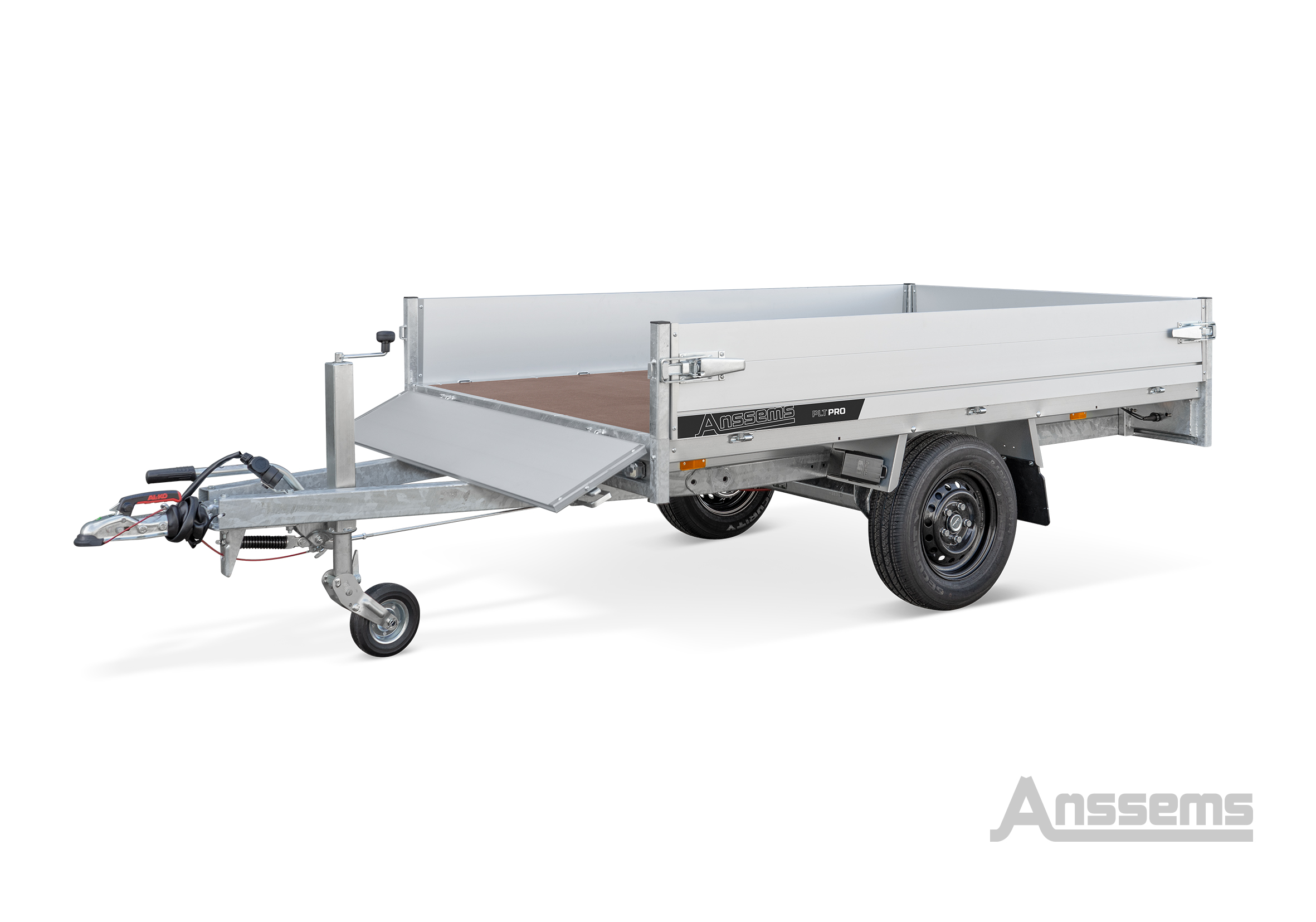 Anssems PLT-PRO enkel-as plateauwagen Intro aanbieding