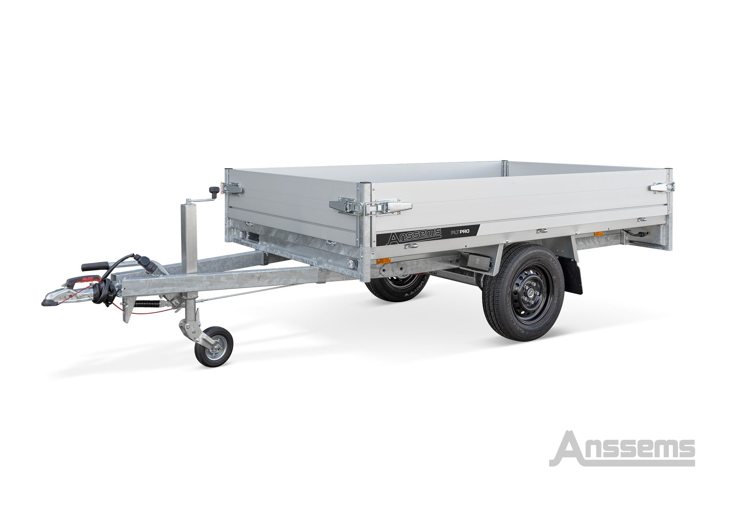 Anssems PLT-PRO enkel-as plateauwagen Intro aanbieding