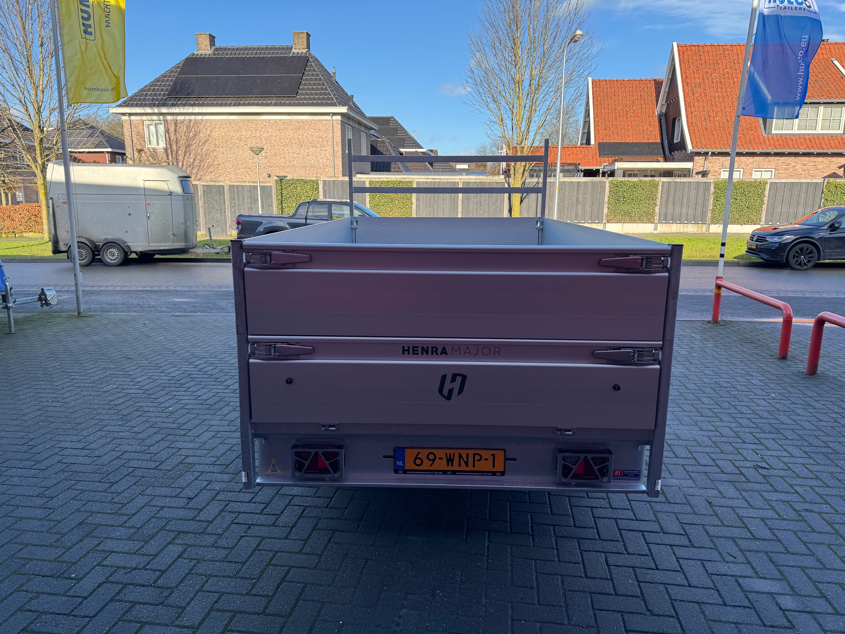 Henra Major dubbel-as plateauwagen