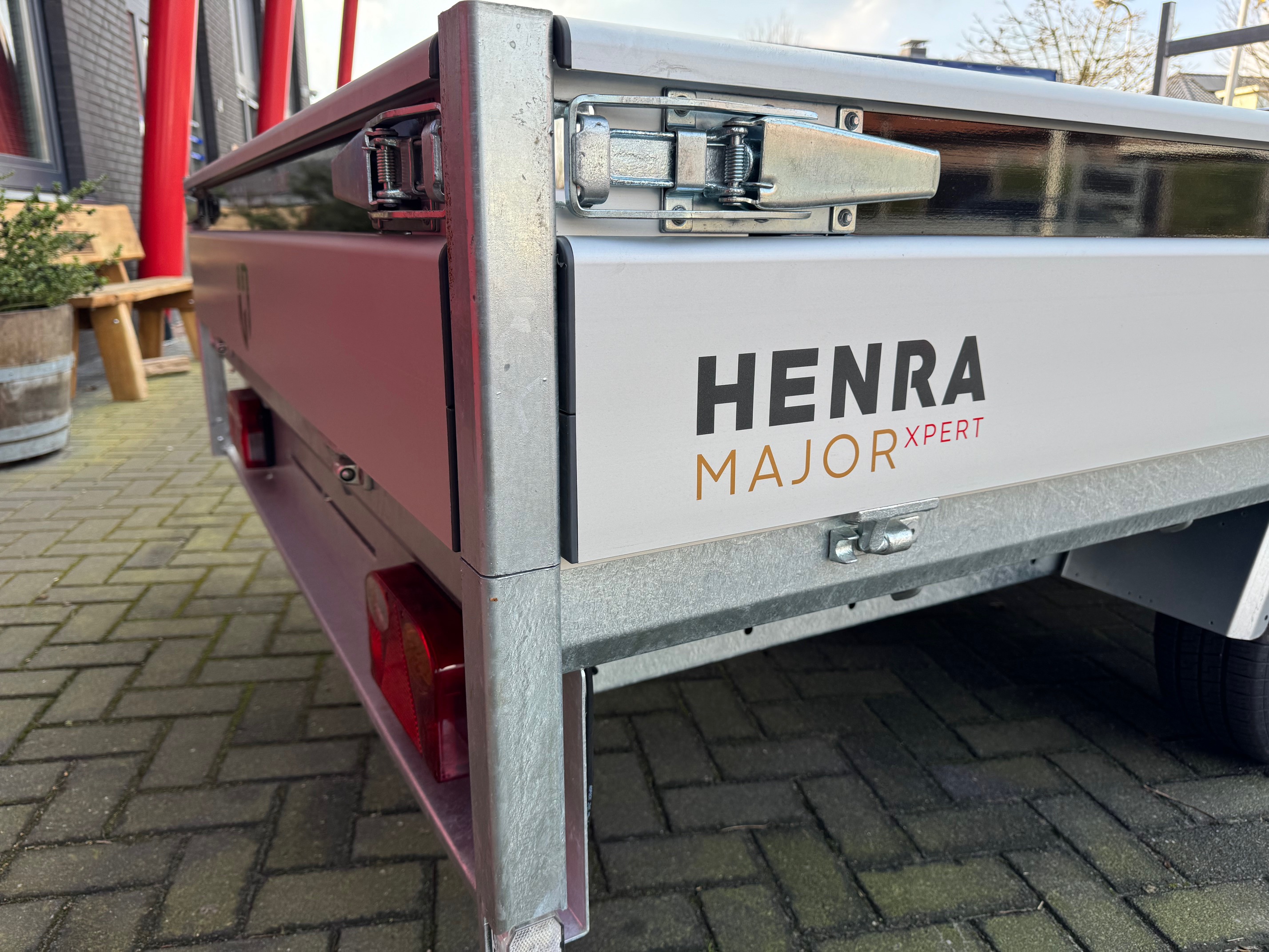 Henra Major dubbel-as plateauwagen 2700kg (351x183cm)