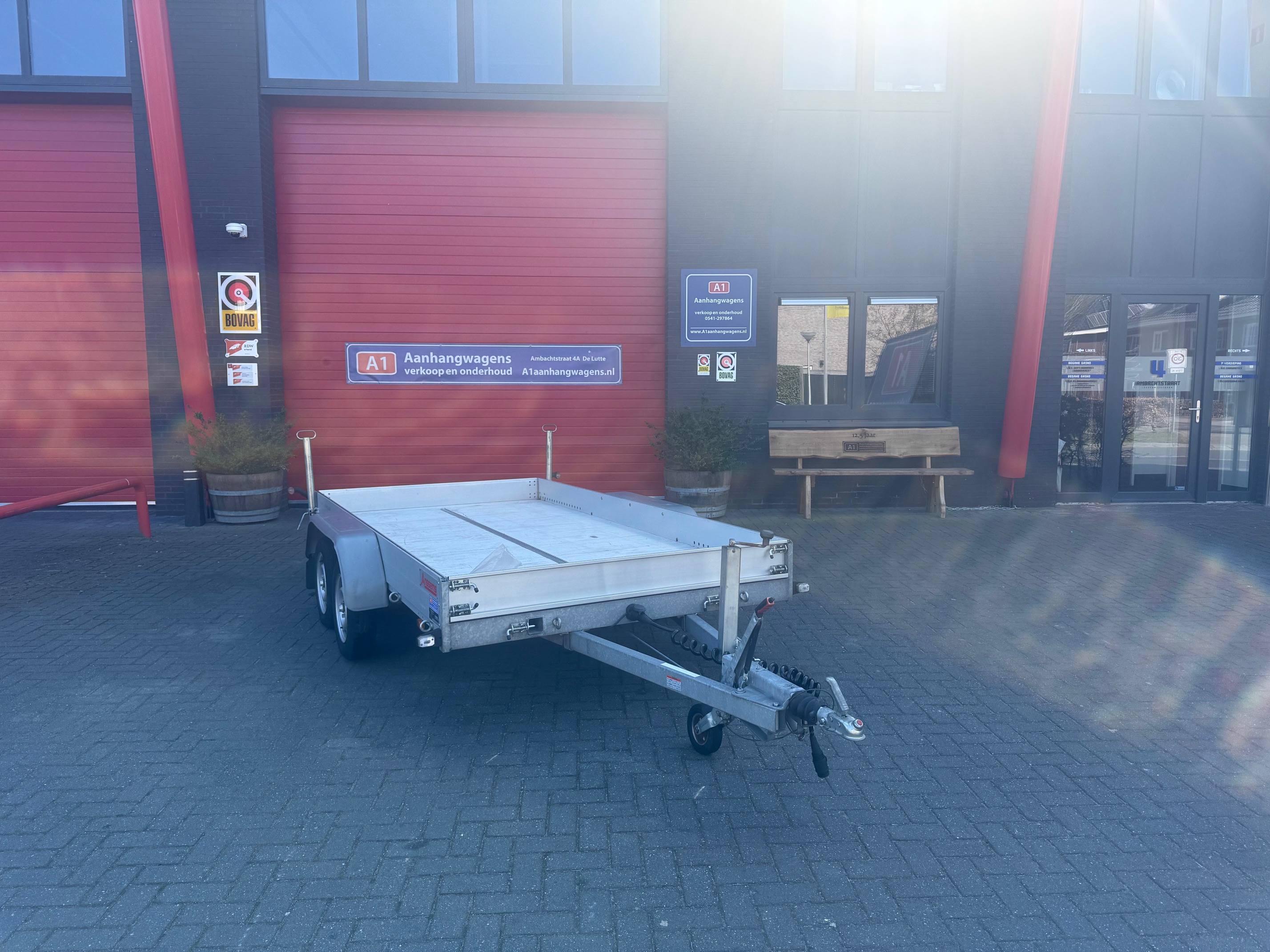 Anssems AMT dubbel-as multifunctionele transportaanhanger 1500kg