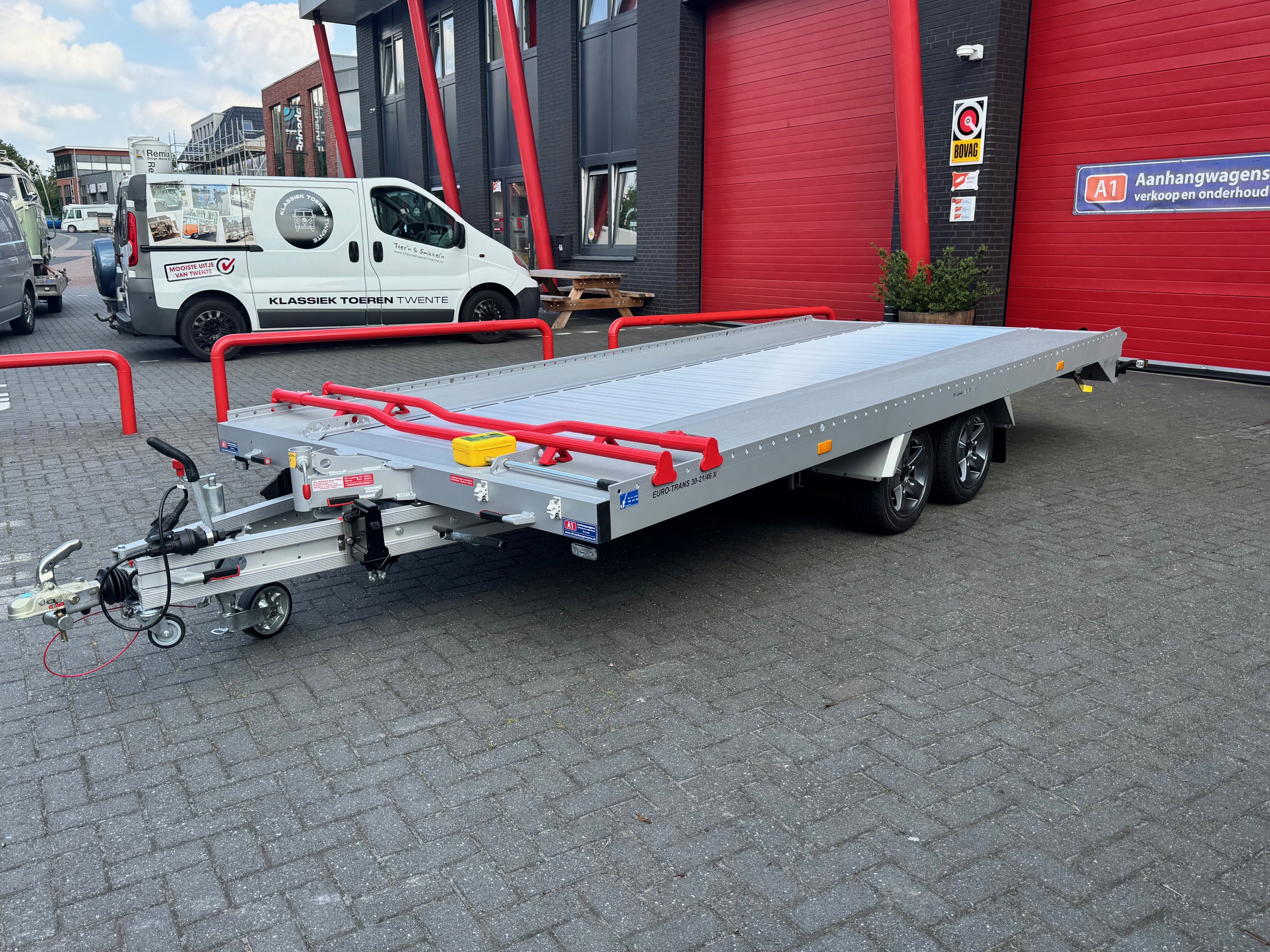 Fitzel Euro-Trans dubbel-as autotransporter 3000kg