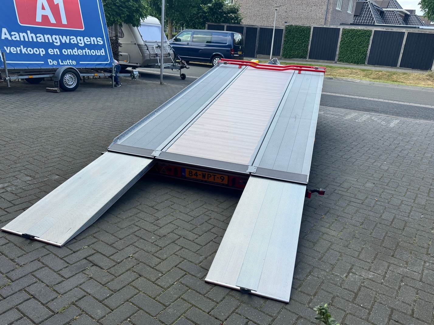 Fitzel Euro-Trans dubbel-as autotransporter 3000kg