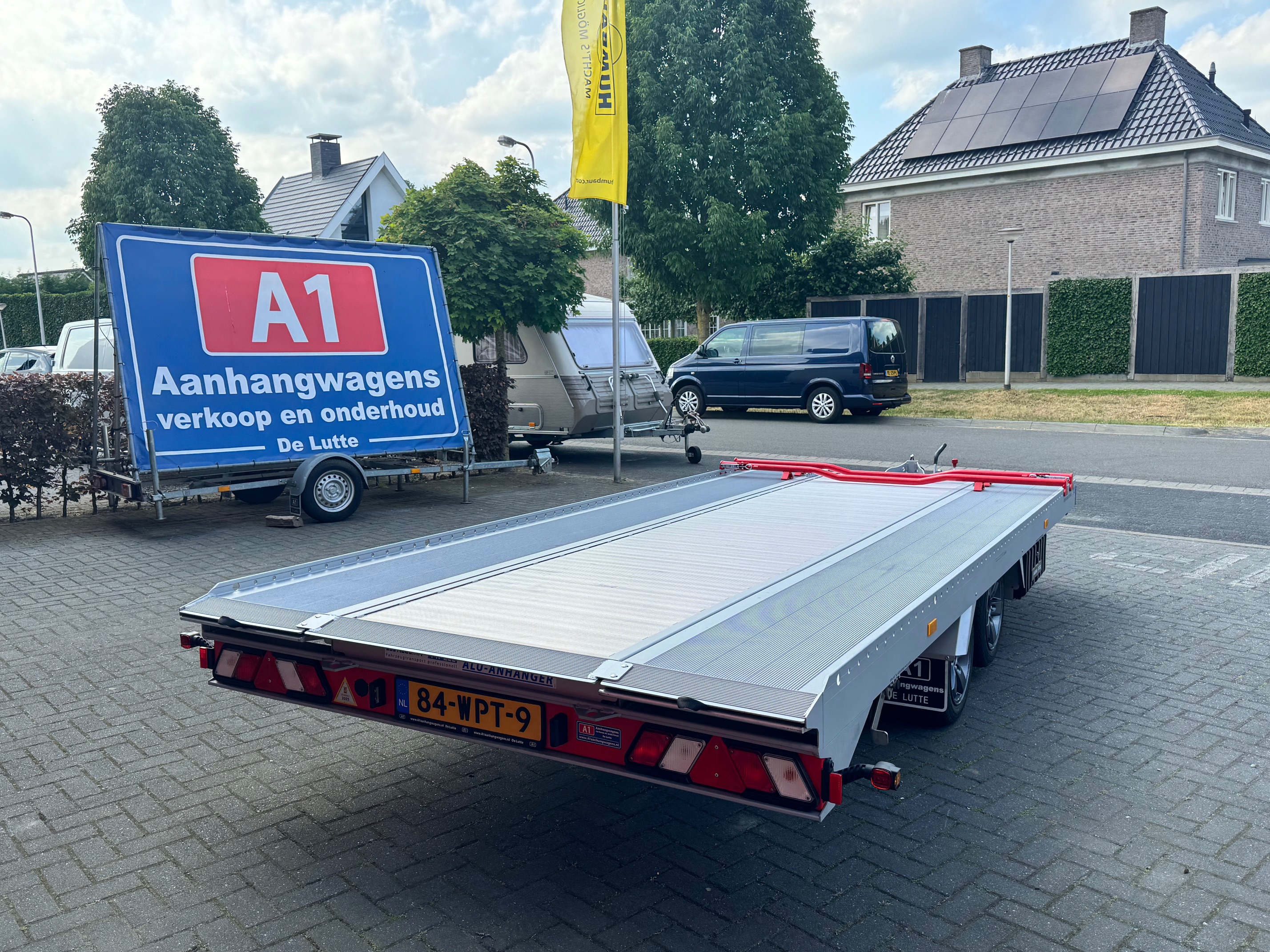 Fitzel Euro-Trans dubbel-as autotransporter 3000kg