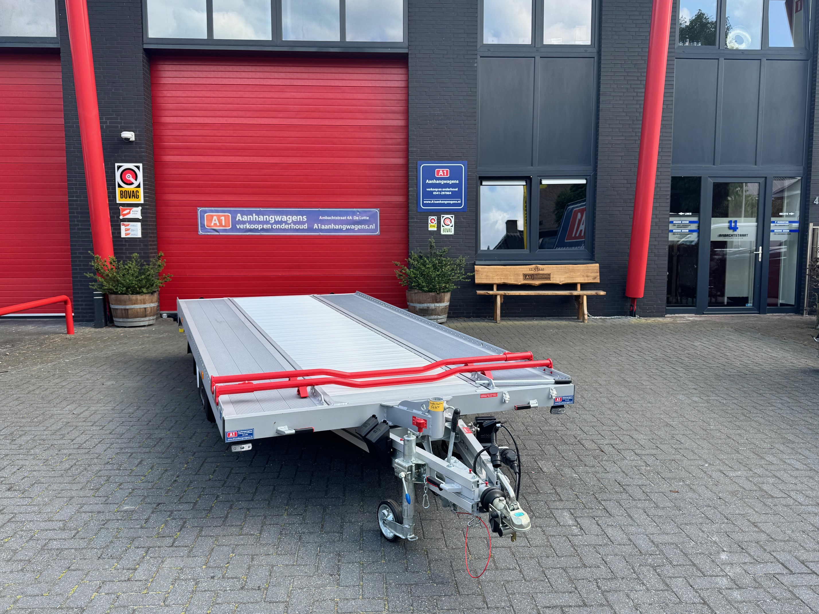 Fitzel Euro-Trans dubbel-as autotransporter 3000kg