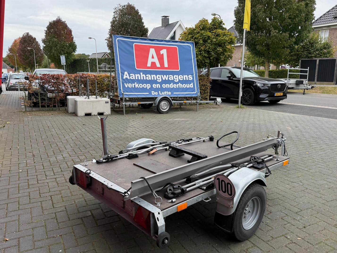 Walltrailer (met fiets/scootmobiel constructie!)