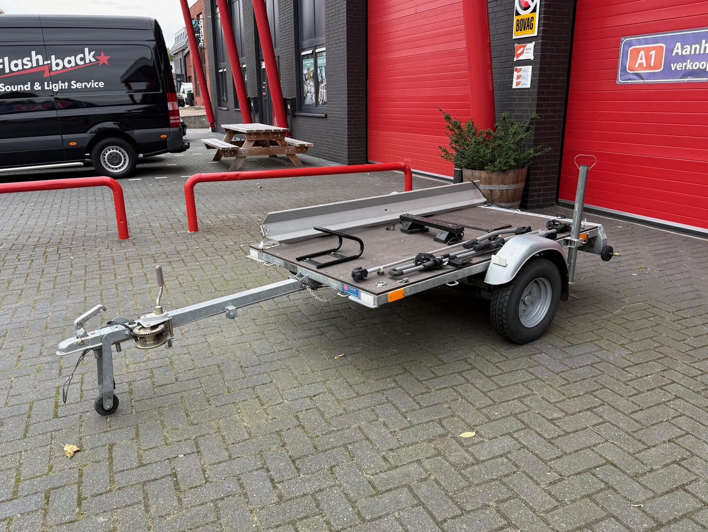 Walltrailer (met fiets/scootmobiel constructie!)