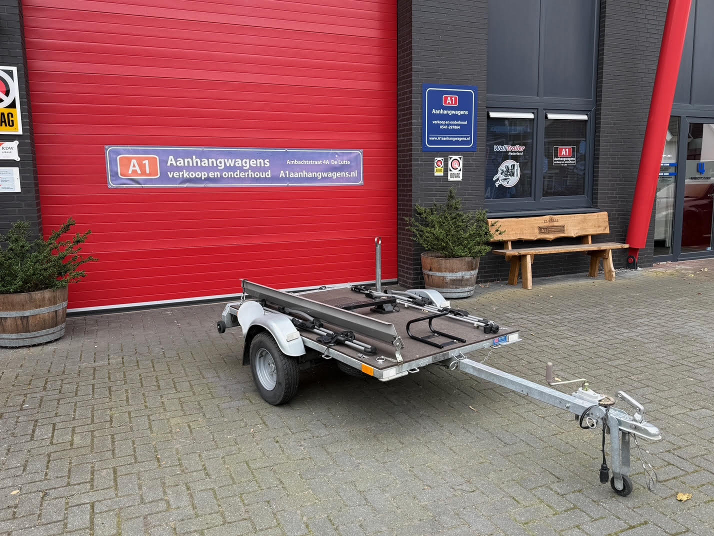 Walltrailer (met fiets/scootmobiel constructie!)